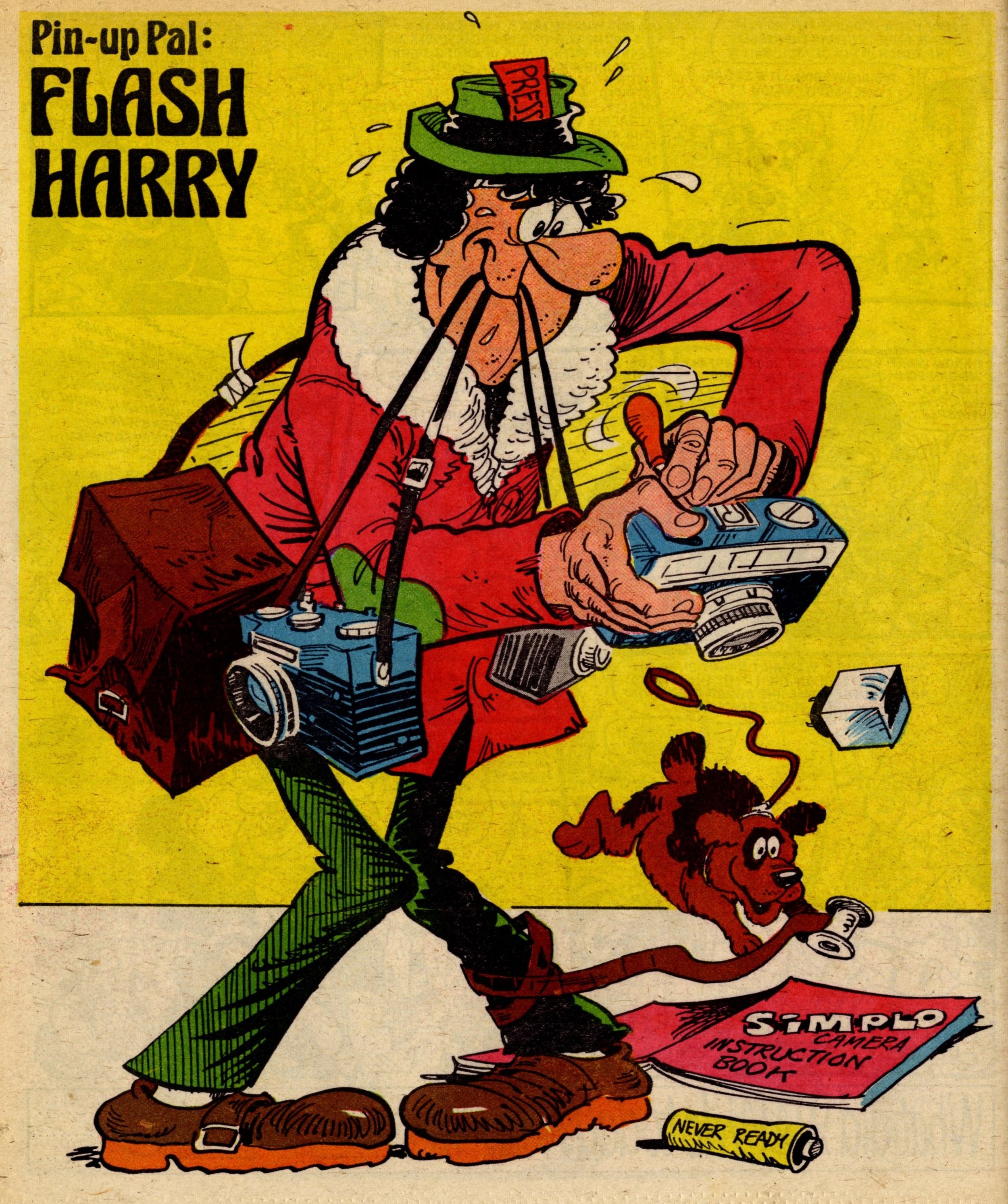 Pin-up Pal: Flash Harry (artist Frank McDiarmid), 9 December 1978