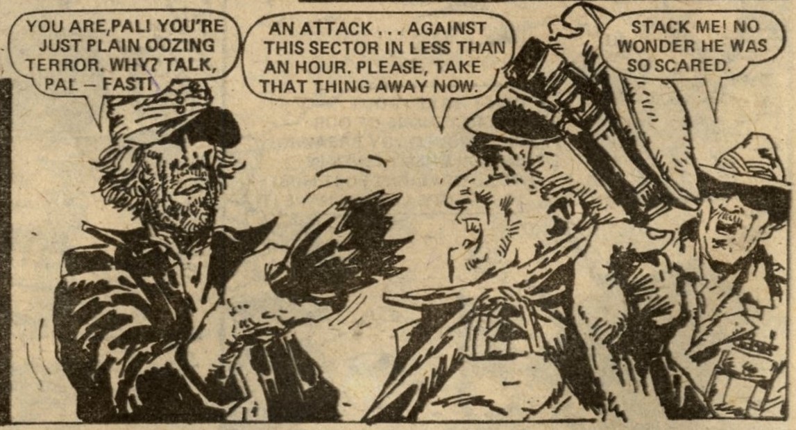 Major Eazy: Alan Hebden (writer), Carlos Ezquerra (artist)