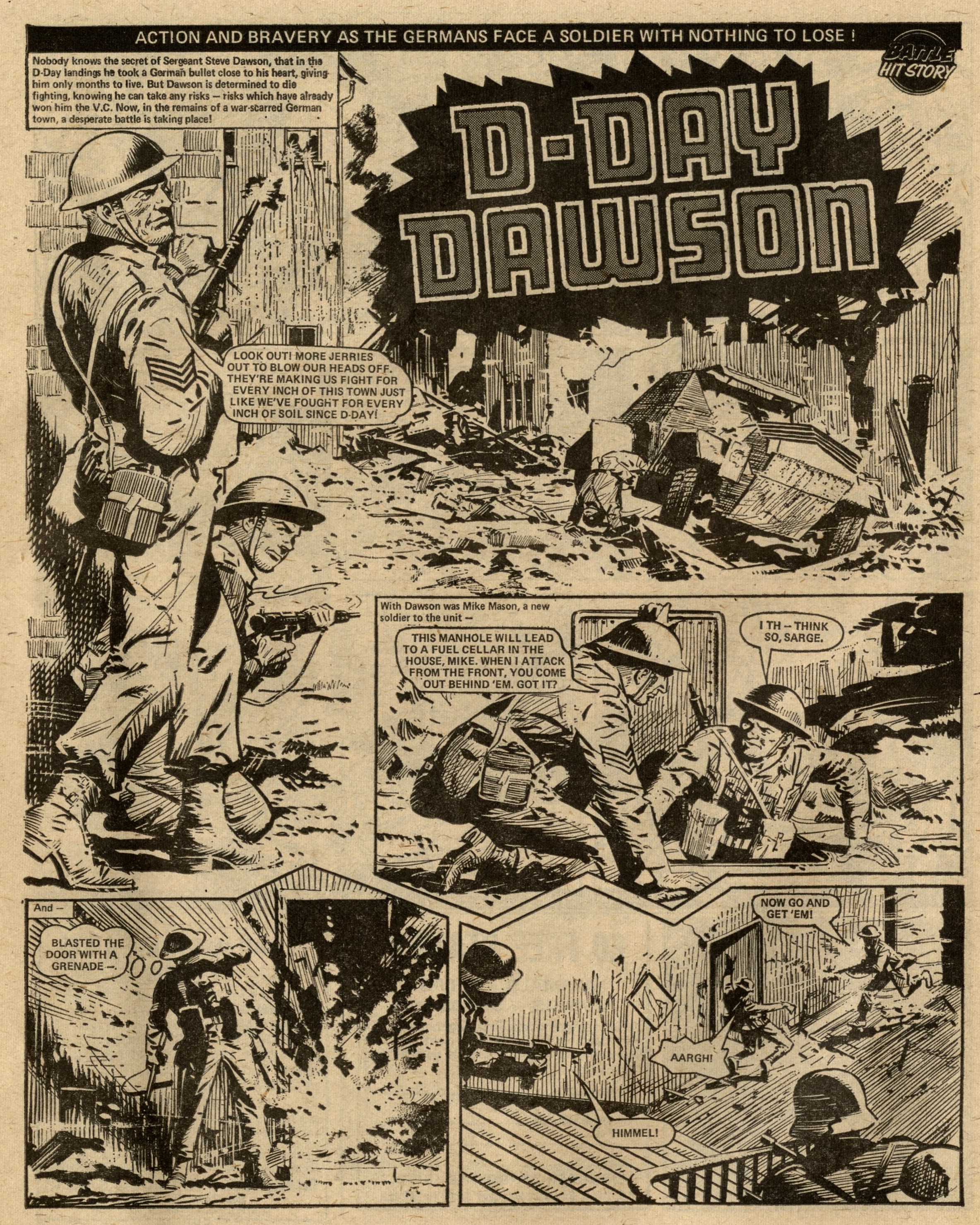 D-Day Dawson: Jim Watson? (artist), writer unknown