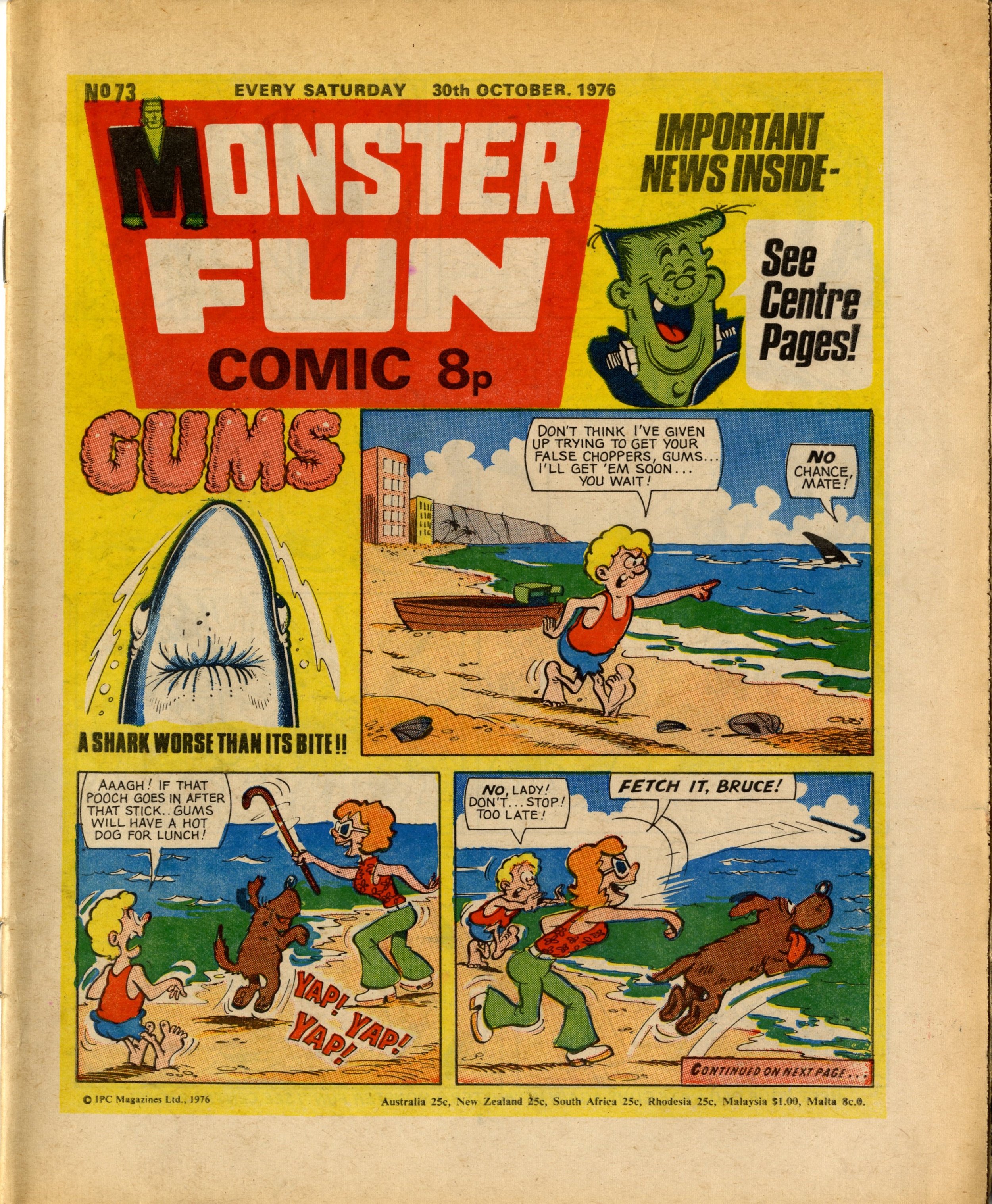 Cover artwork: Alf Saporito (Gums)