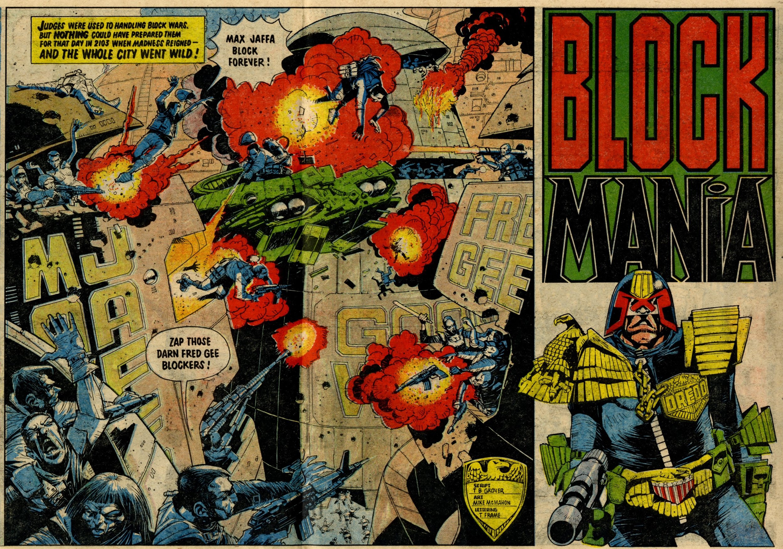 Judge Dredd: John Wagner and Alan Grant (writers), Mike McMahon (artist)