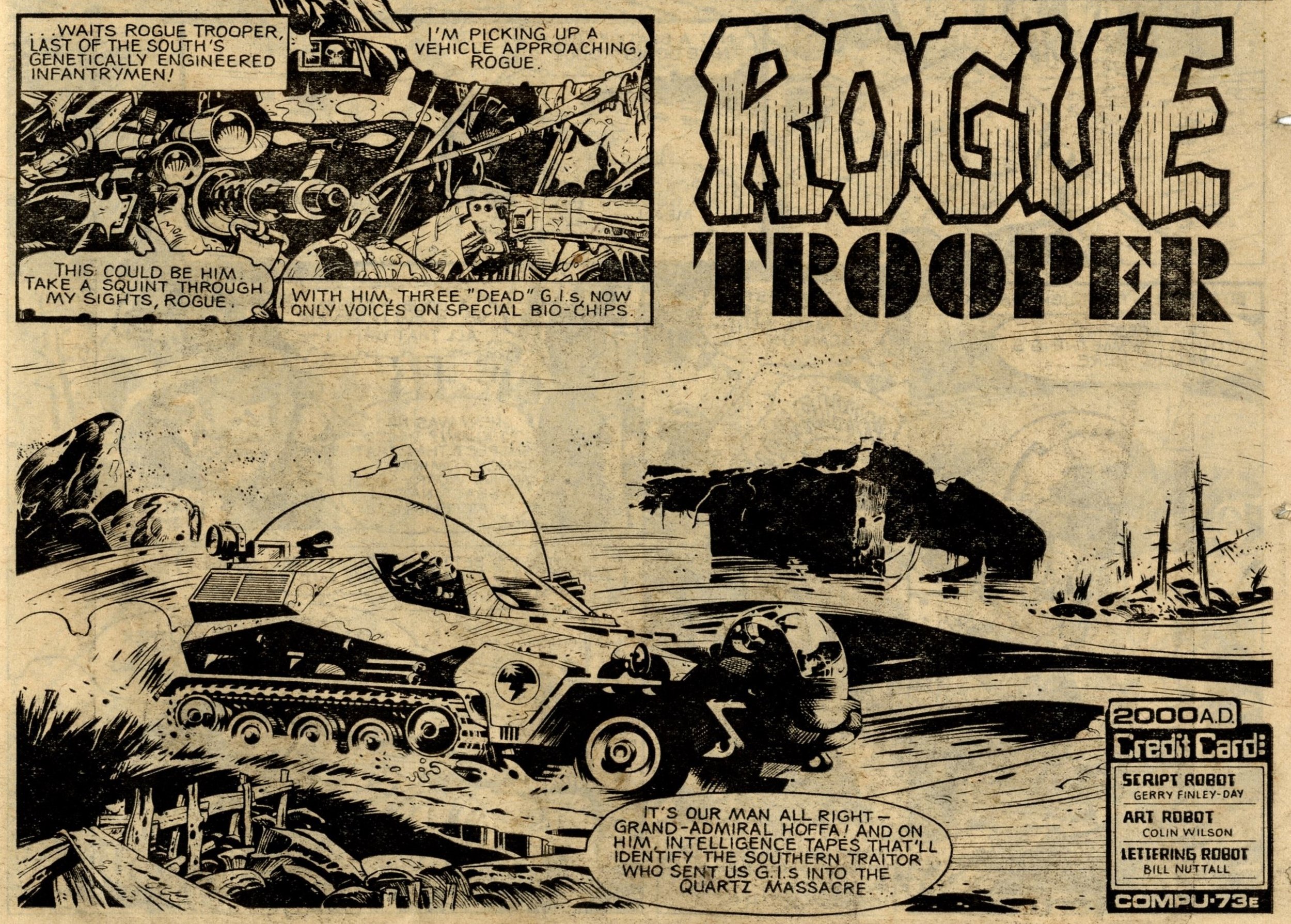 Rogue Trooper: Gerry Finley-Day (writer), Colin Wilson (artist)