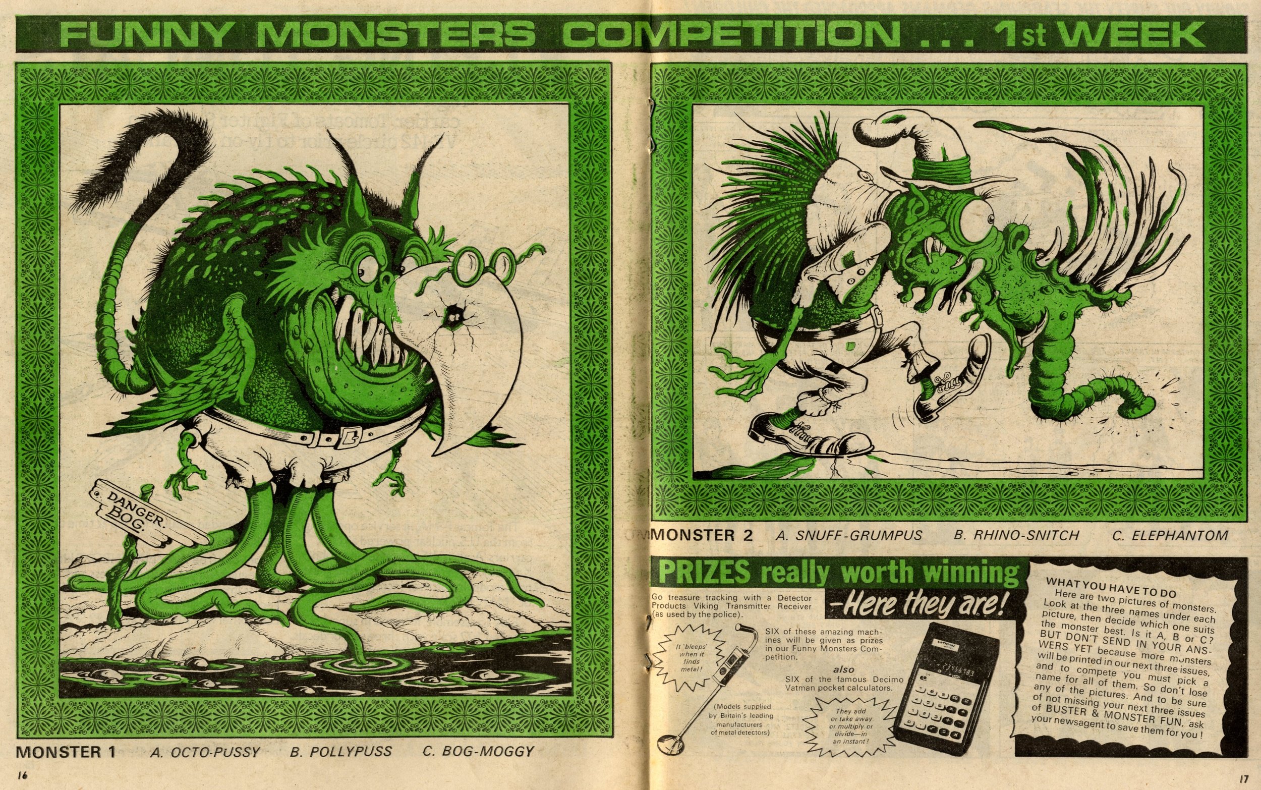 Funny Monster Competition: Ken Reid (artist)