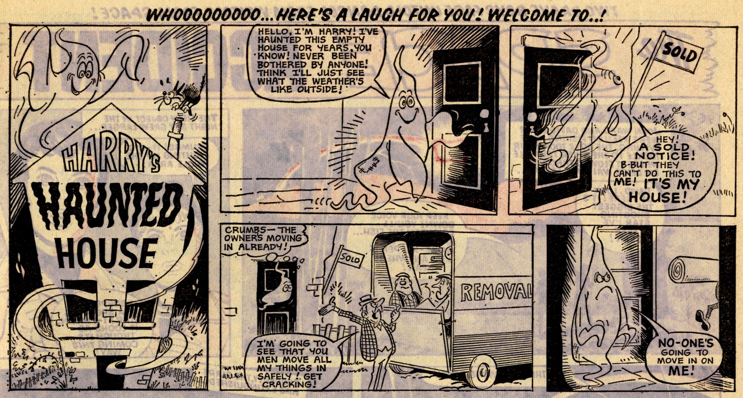 Harry’s Haunted House: Reg Parlett (artist)