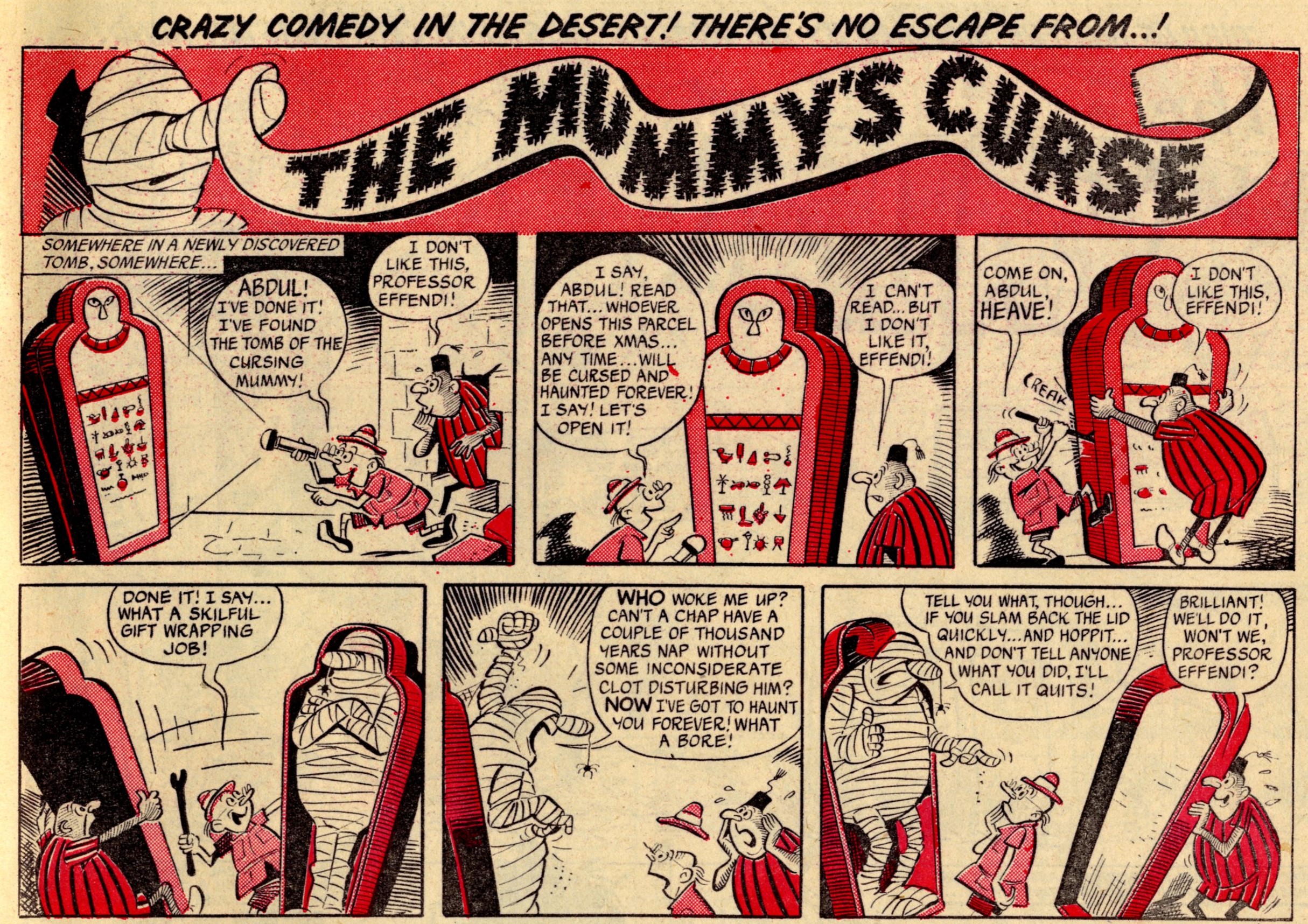 The Mummy’s Curse: Reg Parlett (artist)