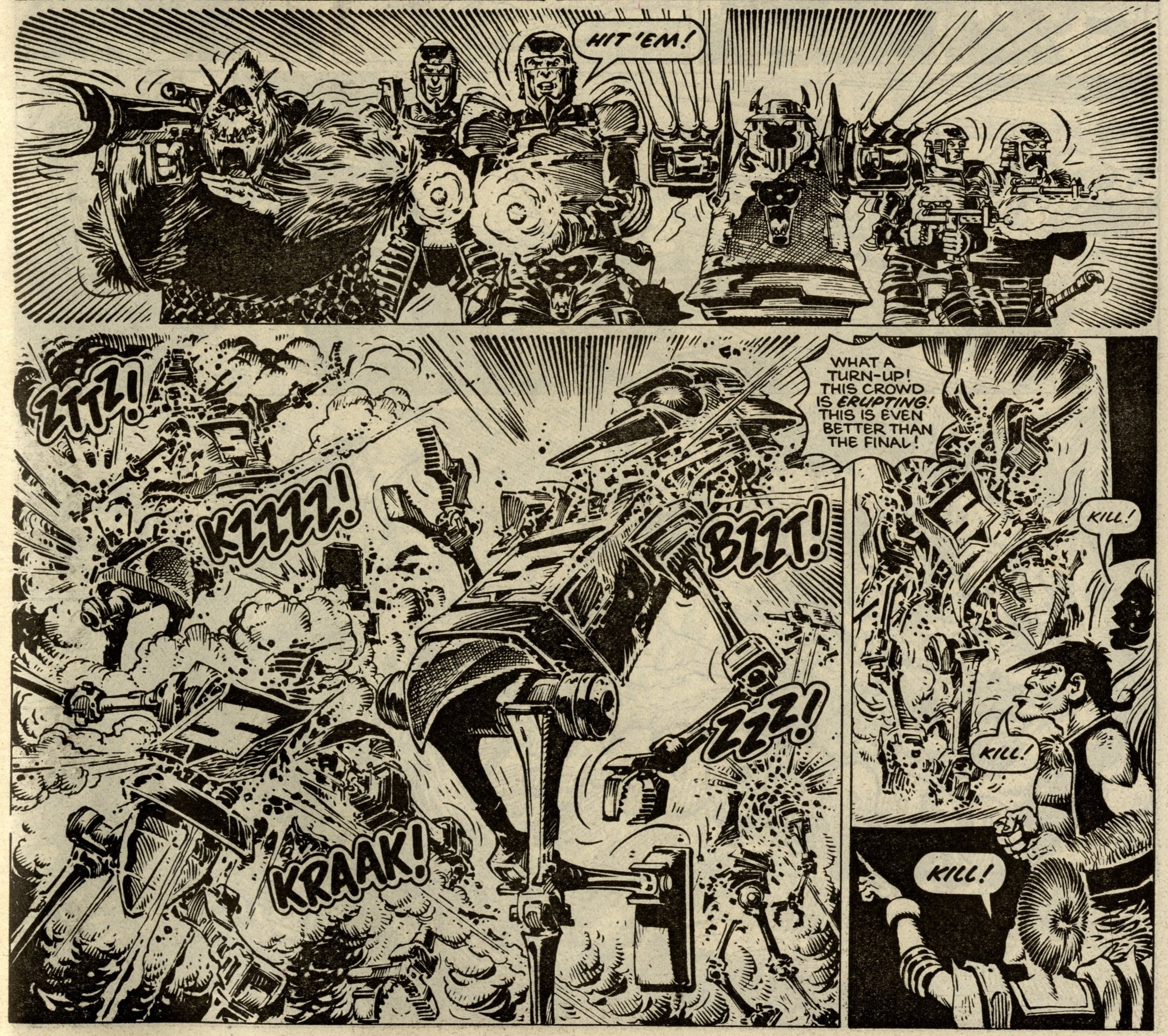 Mean Team: John Wagner and Alan Grant (writers), Massimo Belardinelli (artist)