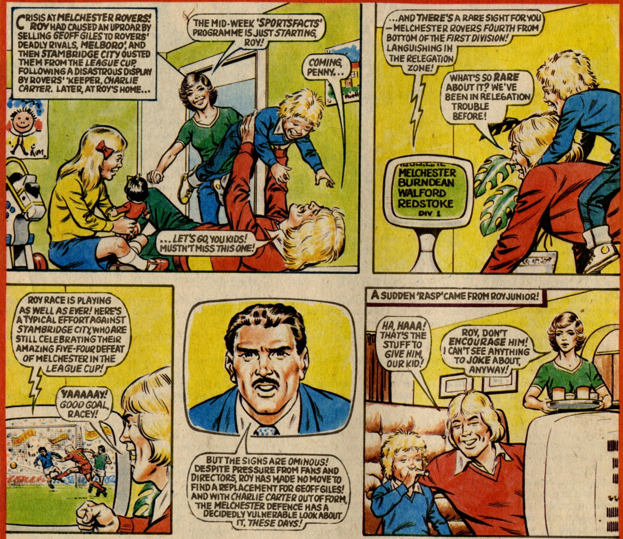 Roy of the Rovers: Tom Tully (writer), David Sque (artist)