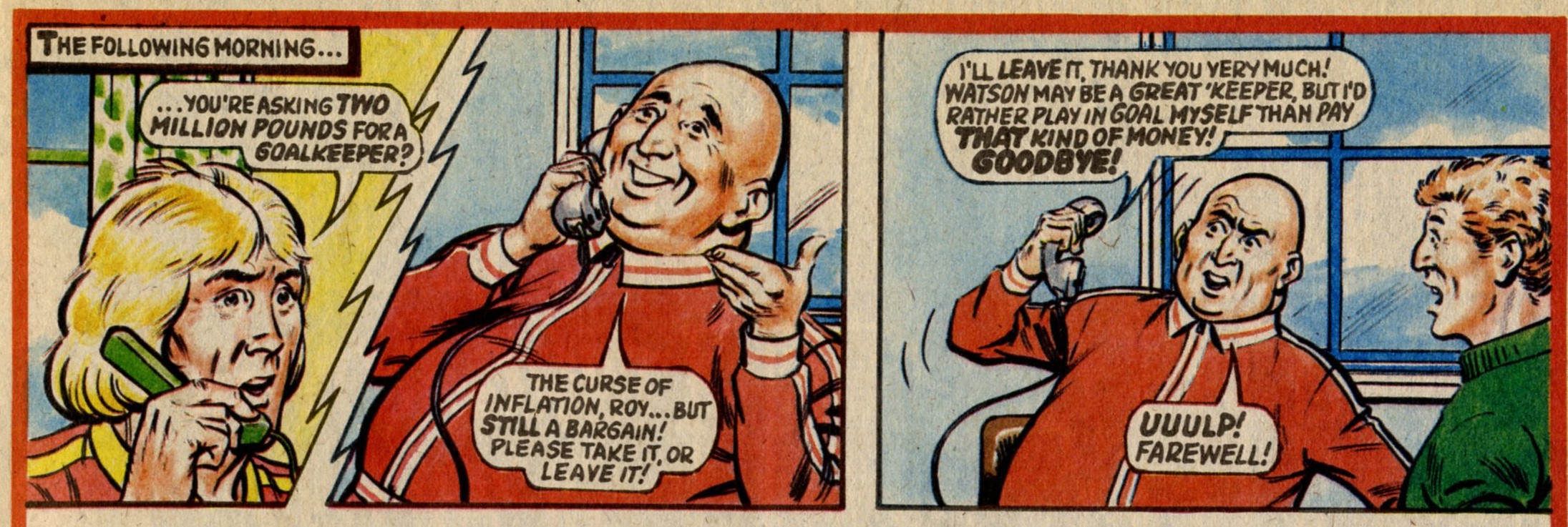 Roy of the Rovers: Tom Tully (writer), David Sque (artist)