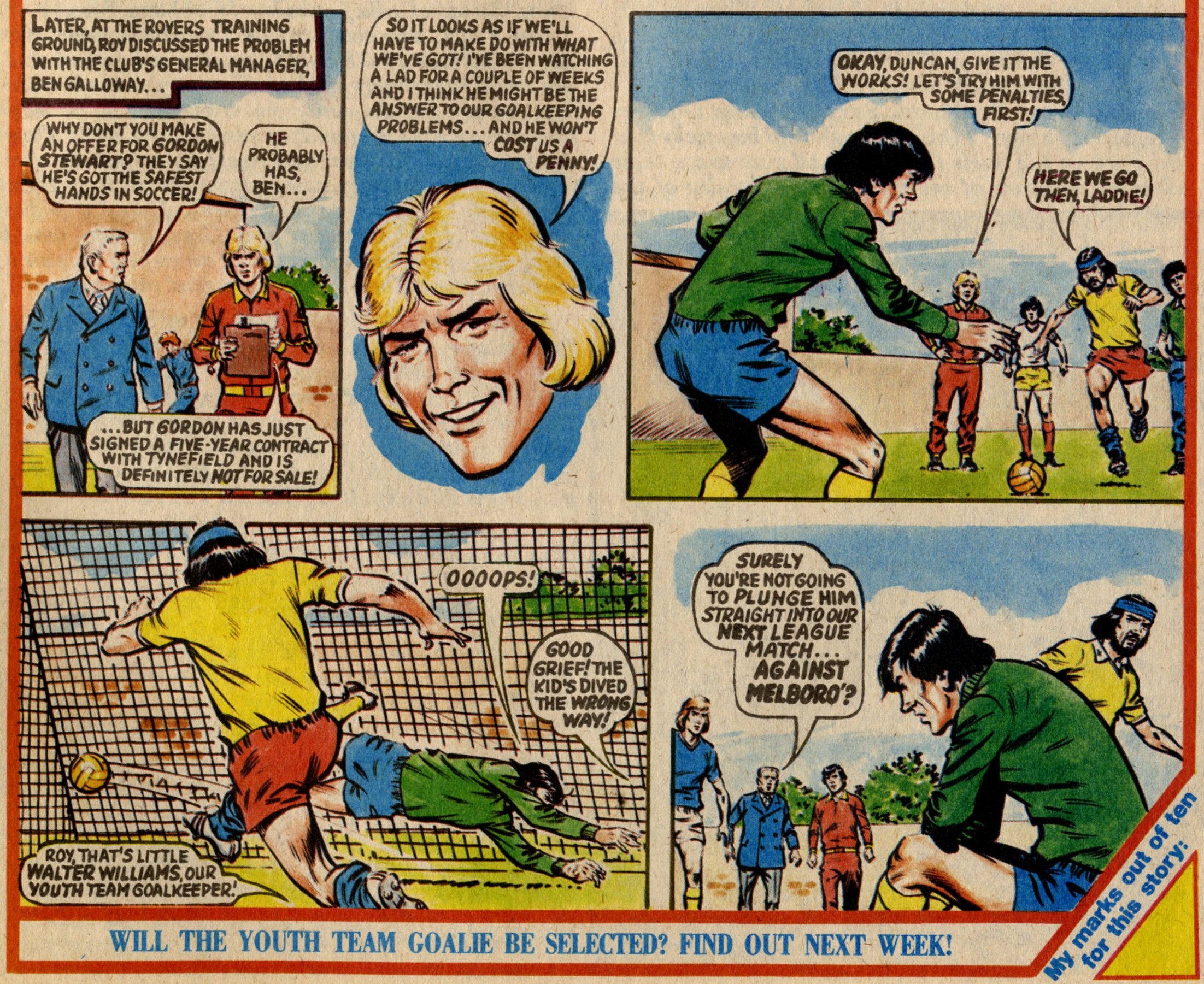 Roy of the Rovers: Tom Tully (writer), David Sque (artist)