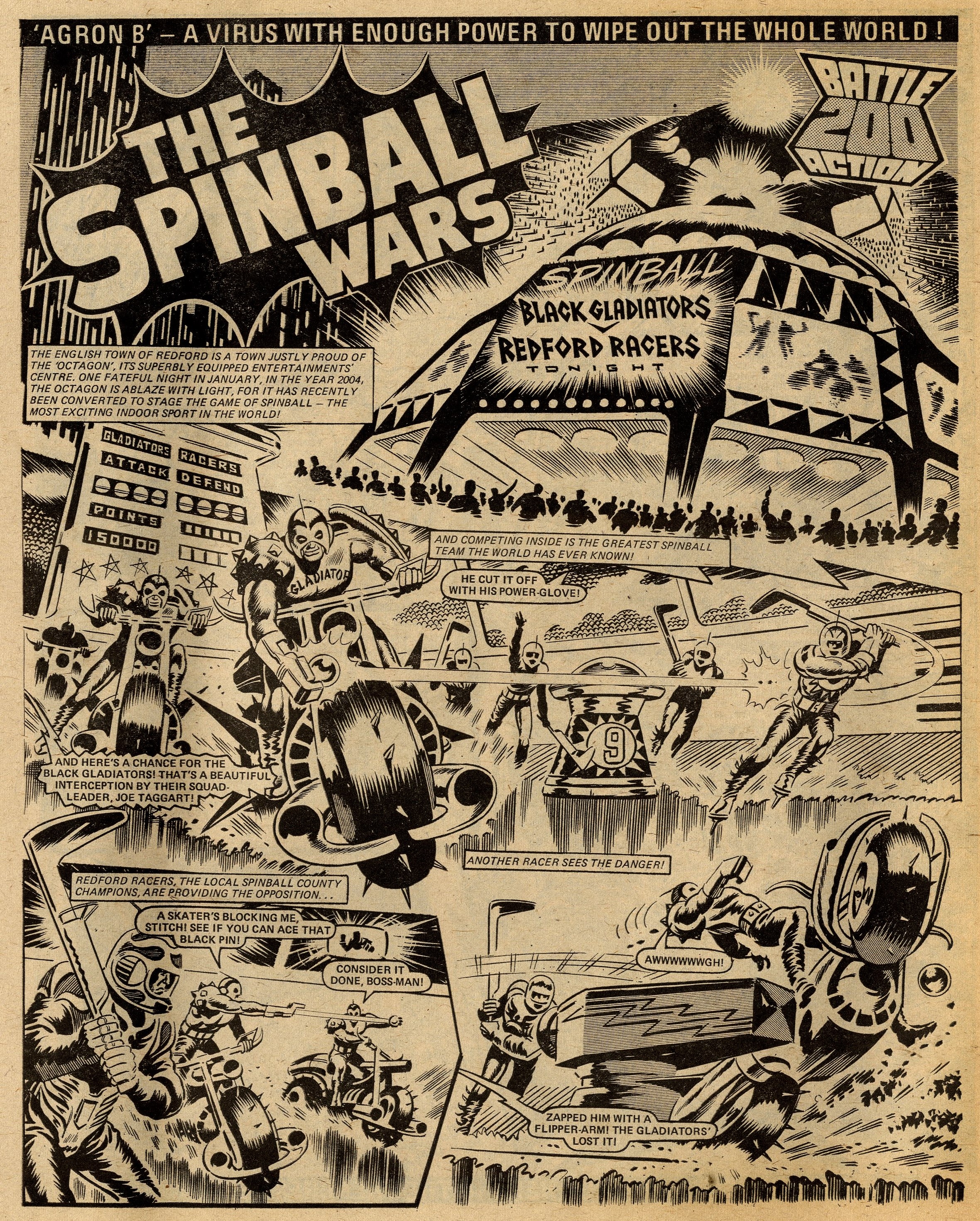 The Spinball Wars: Tom Tully (writer), Ron Turner (artist)