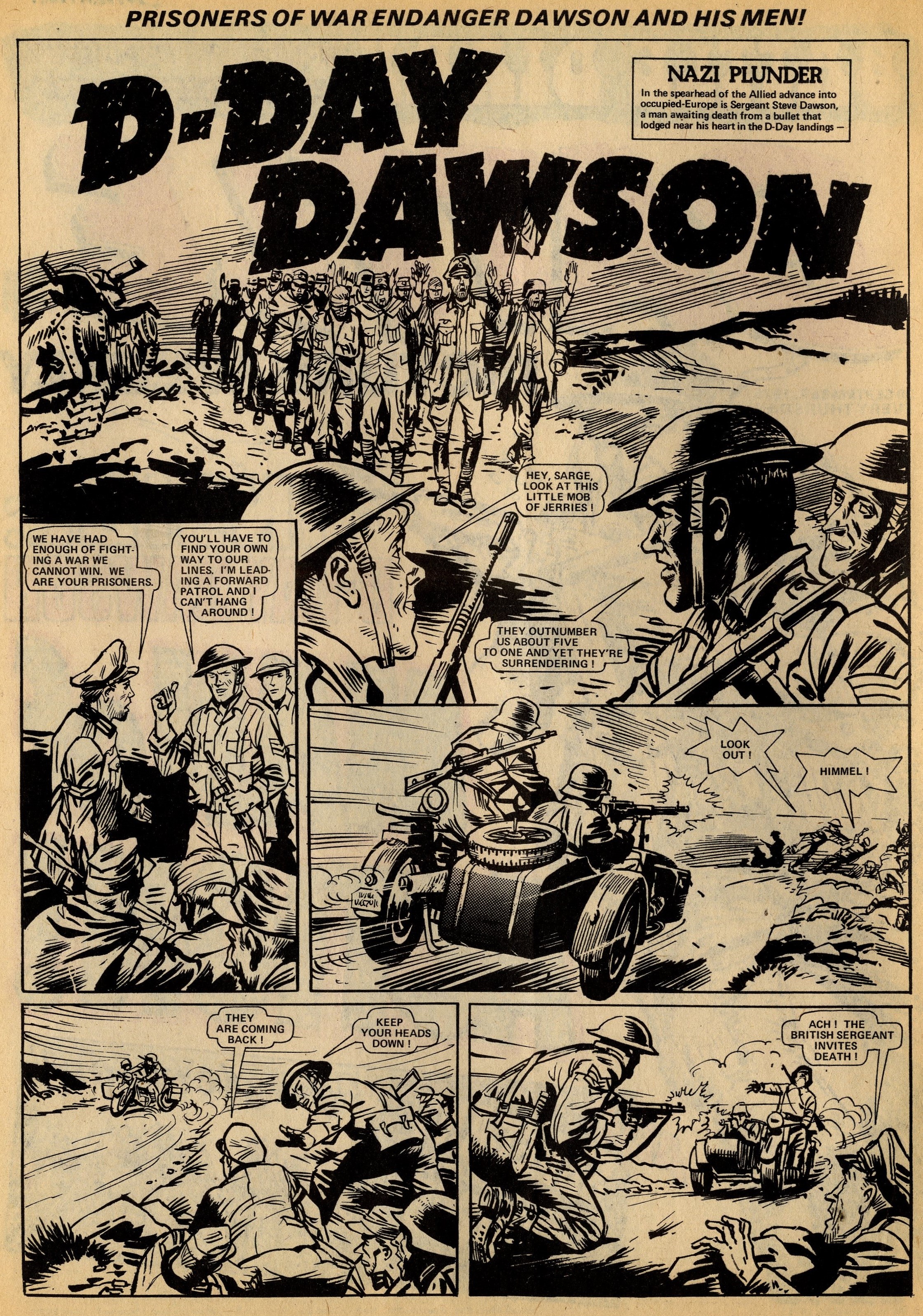 D-Day Dawson: 'Nazi Plunder': Ron Carpenter (writer), Geoff Campion (artist)