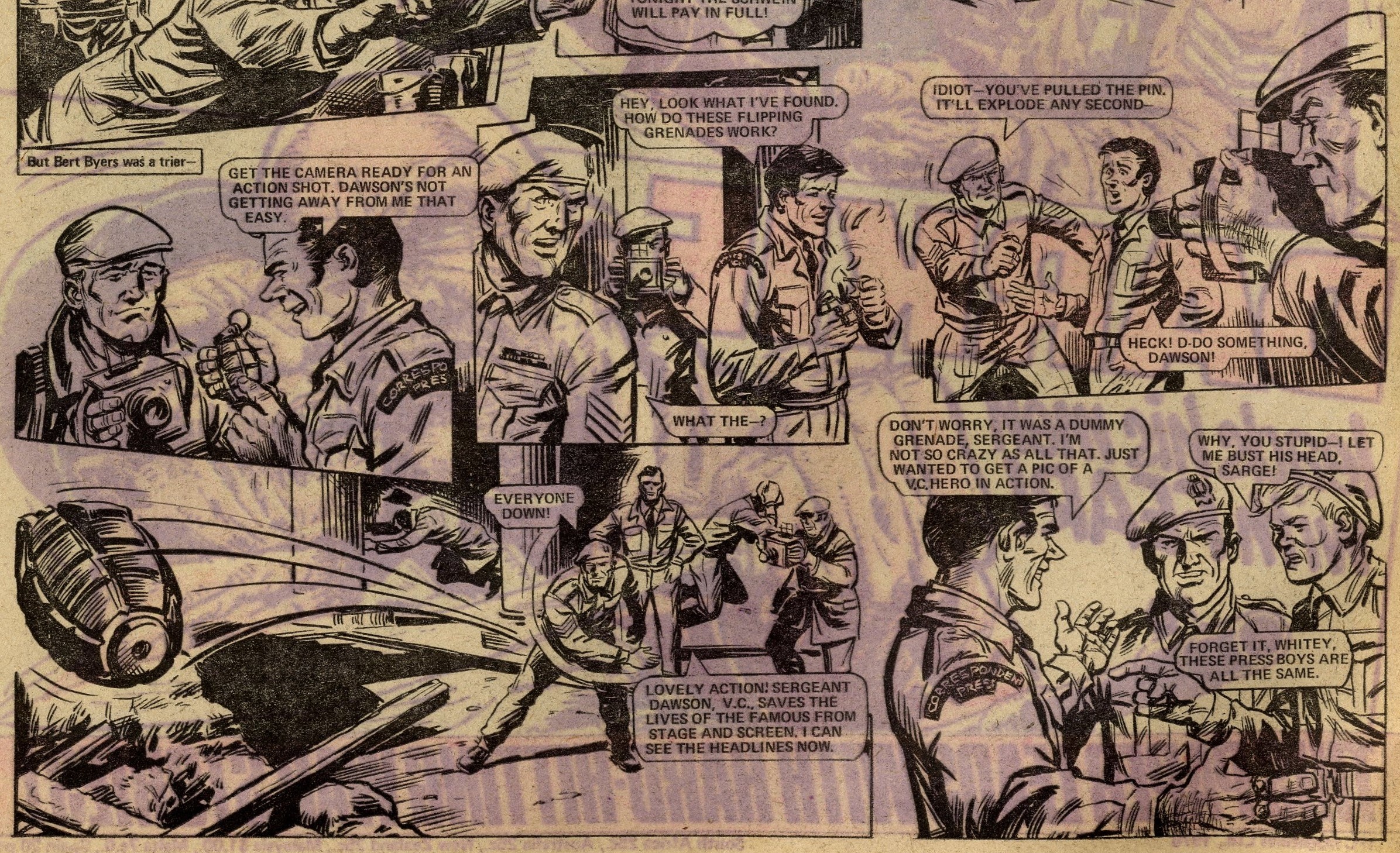 D-Day Dawson: untitled: Alan Hebden (writer), Colin Page (artist)