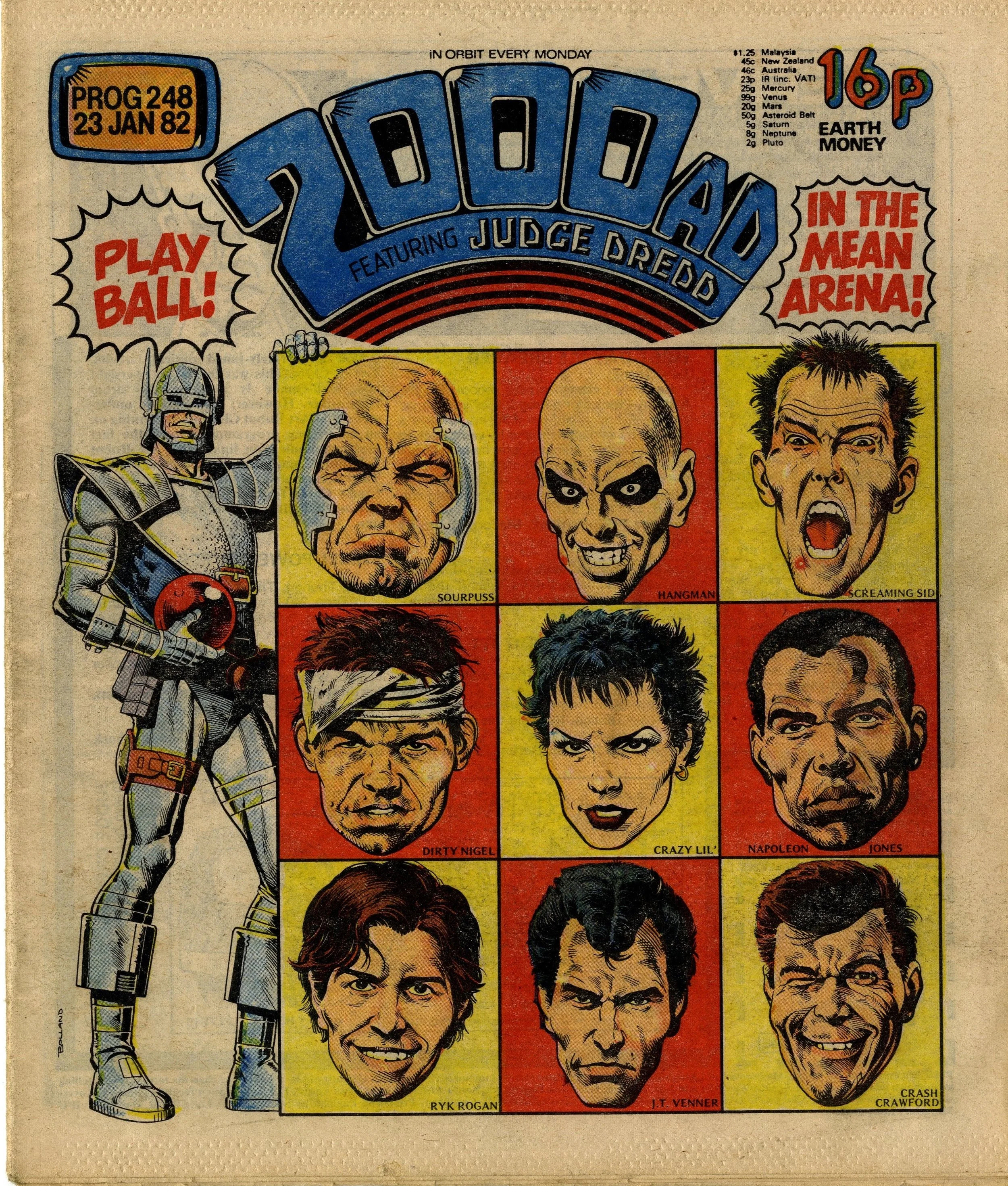 On this day, 23 January 1982: 2000AD (Prog 248)