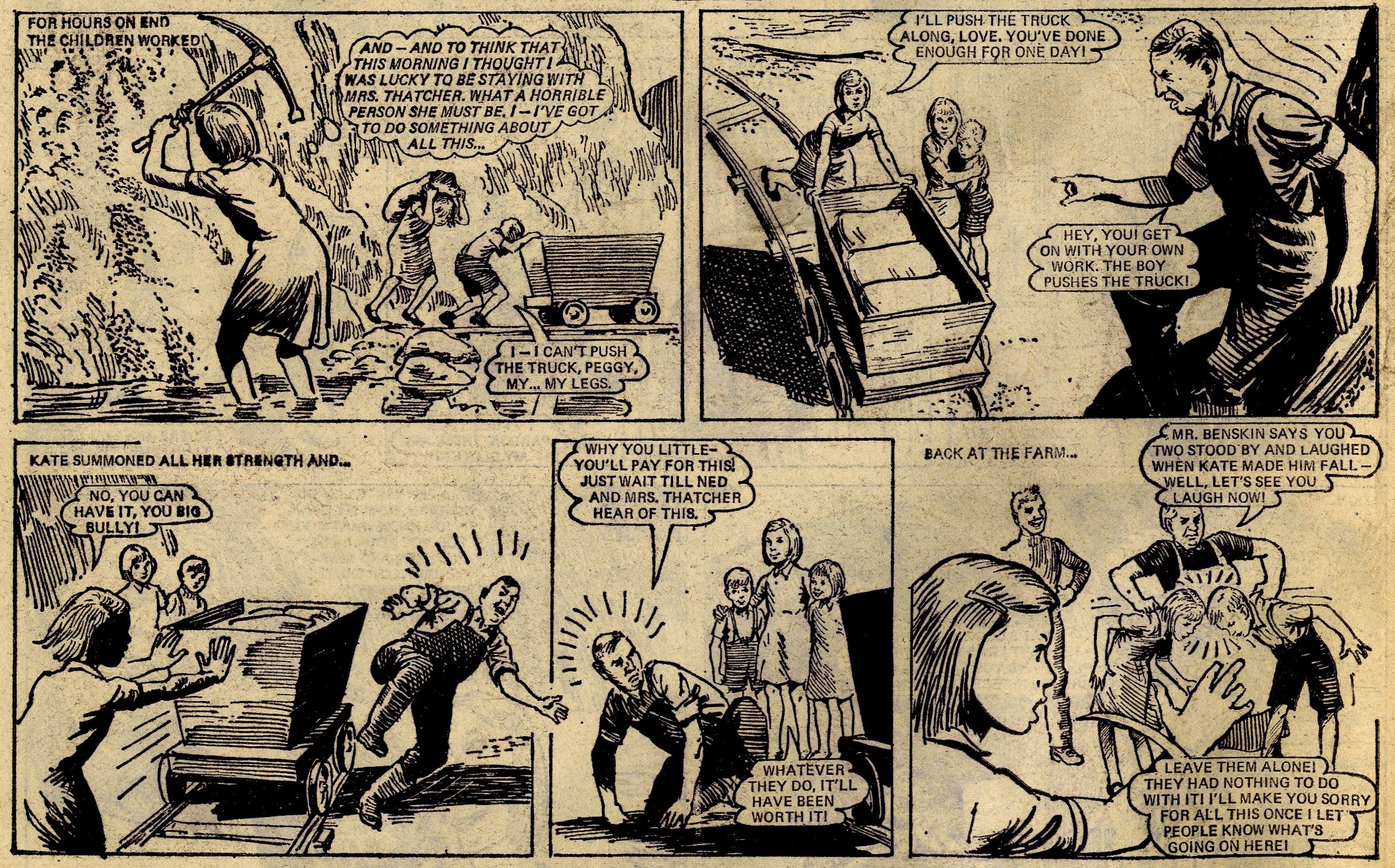 Slaves of ‘War Orphan Farm’: Gerry Finley-Day (writer), Desmond Walduck (artist)