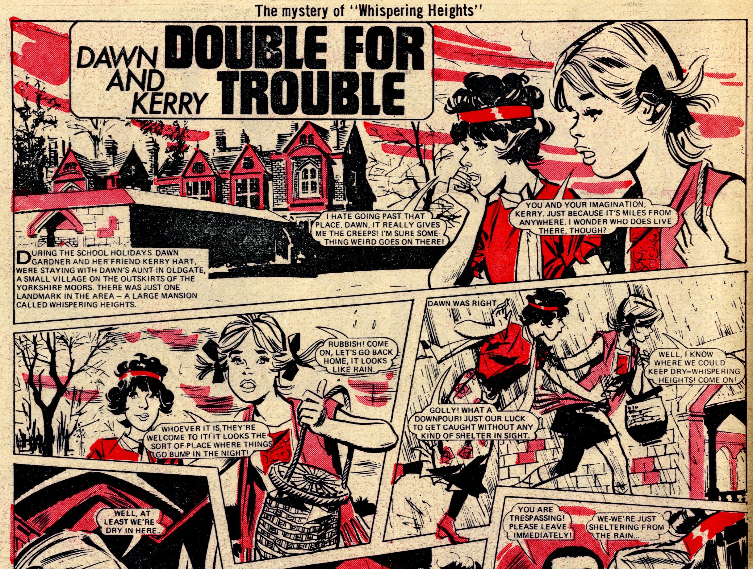 Dawn and Kerry: Double for Trouble: Maureen Spurgeon (writer), Giorgio Letteri (artist)