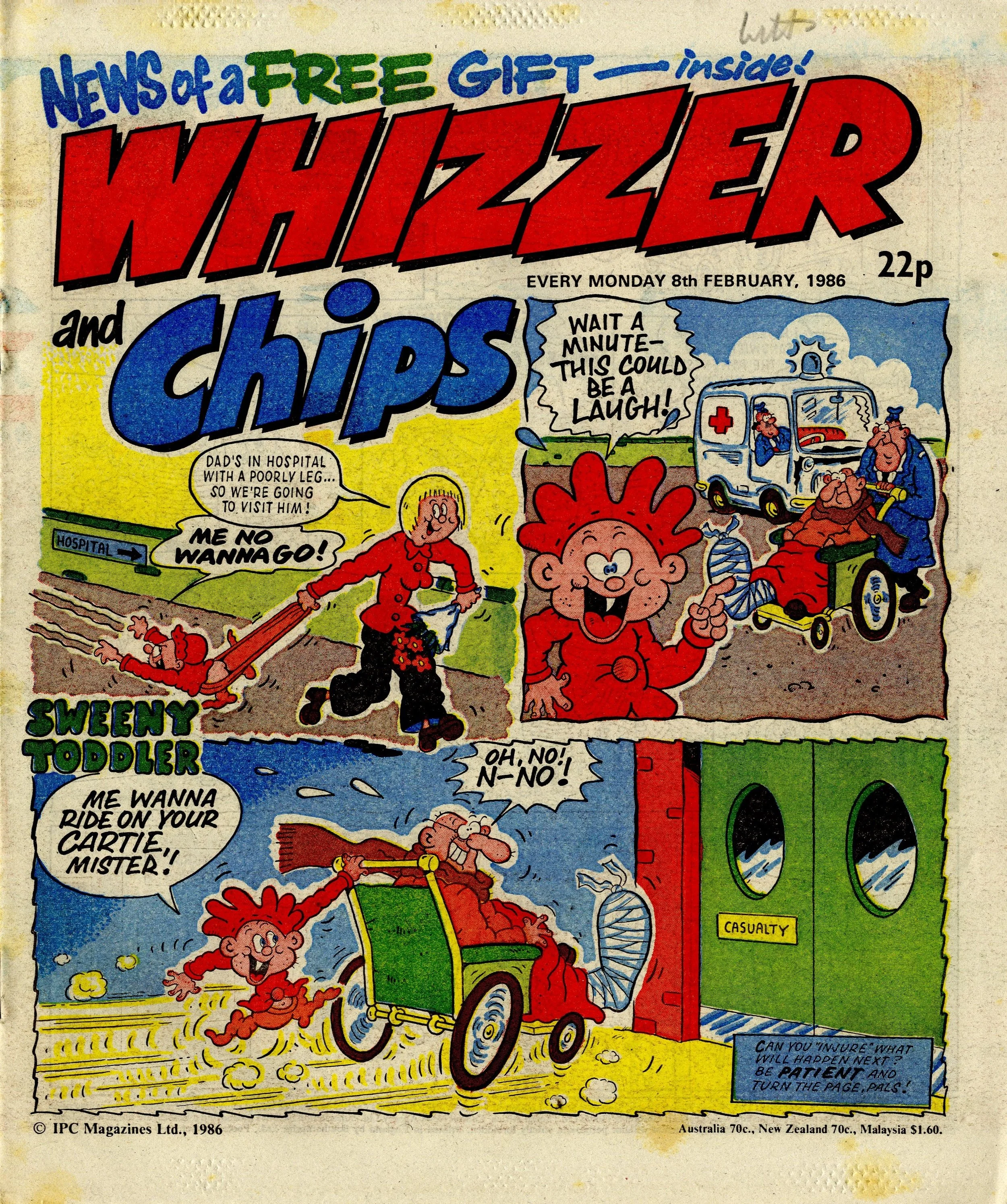 On this day, 8 February 1986: Whizzer and Chips
