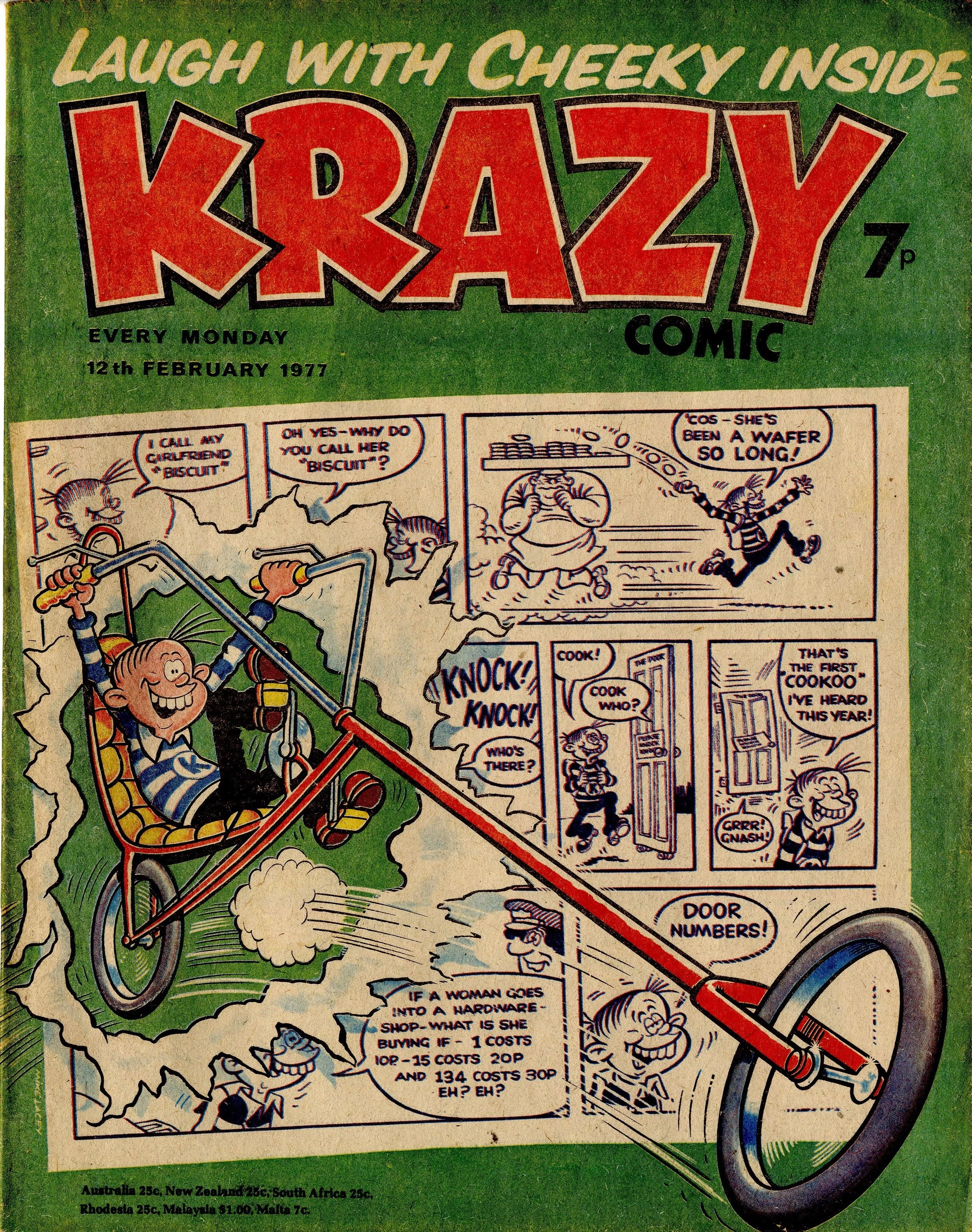 On this day, 12 February 1977: Krazy