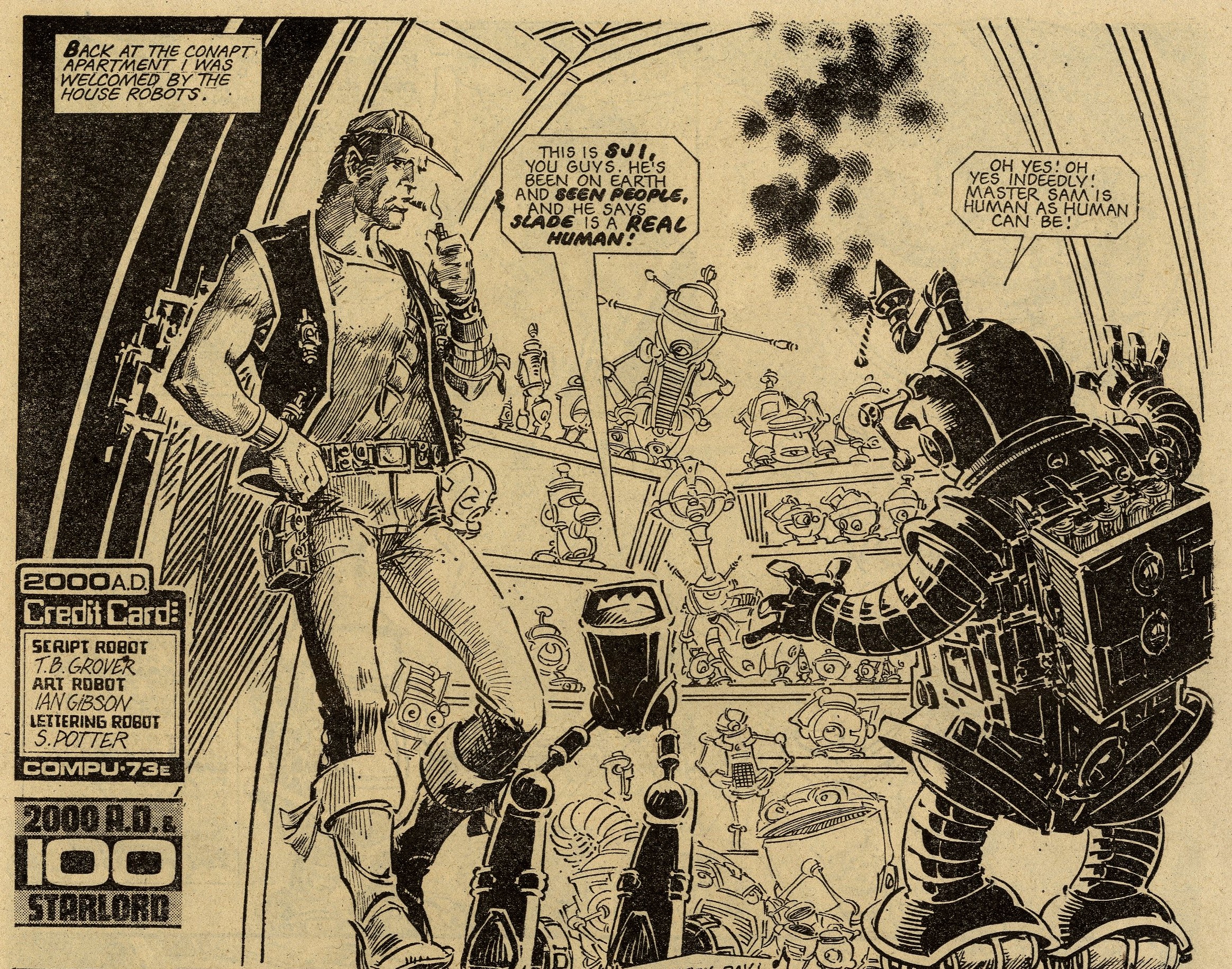Robo Hunter: ‘Verdus’: John Wagner (writer), Ian Gibson (artist)