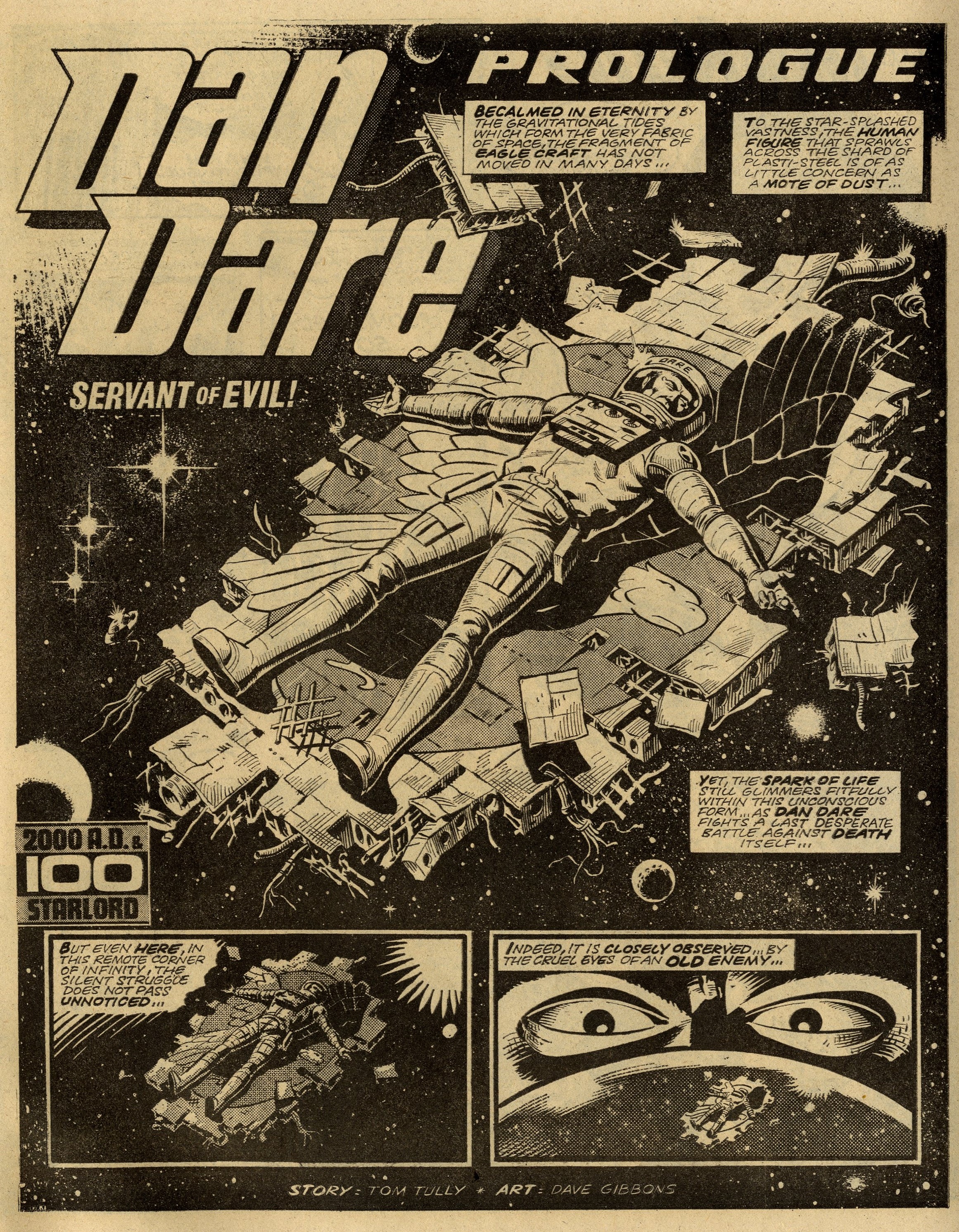 Dan Dare: ‘Servant of Evil’: Tom Tully (writer), Dave Gibbons (artist)