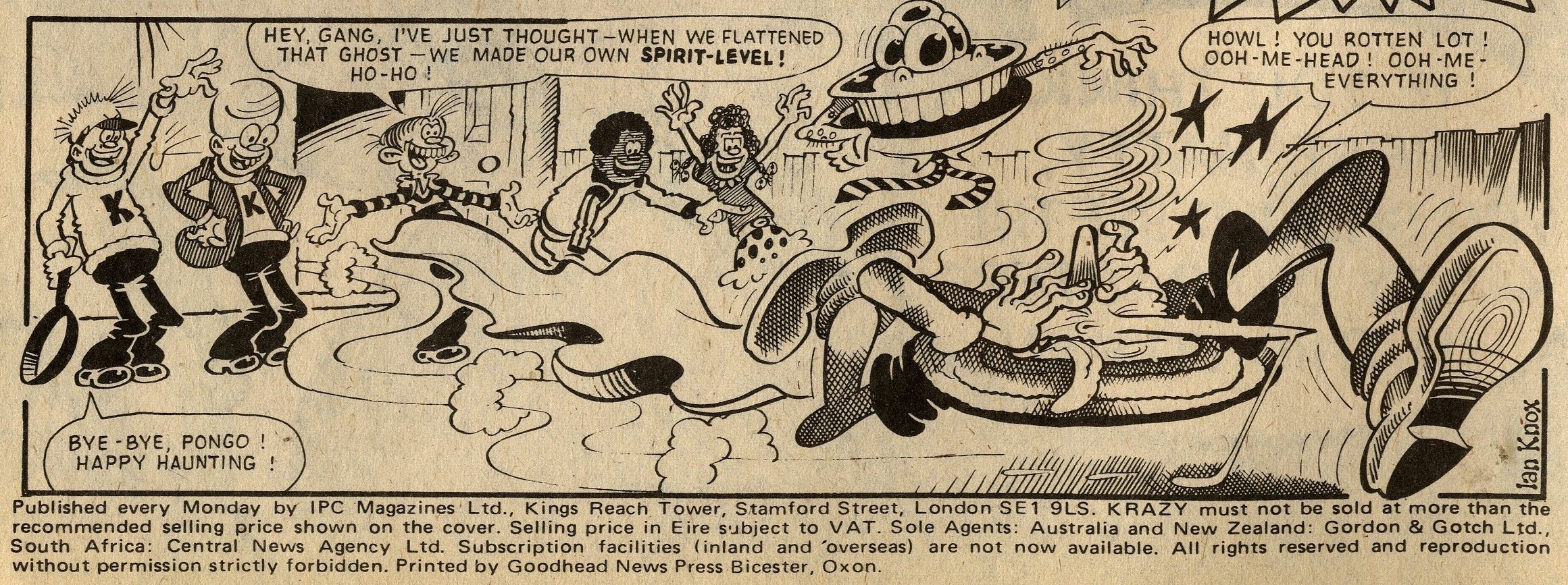 Pongo Hasn’t a Ghost of a Chance: Ian Knox (artist)