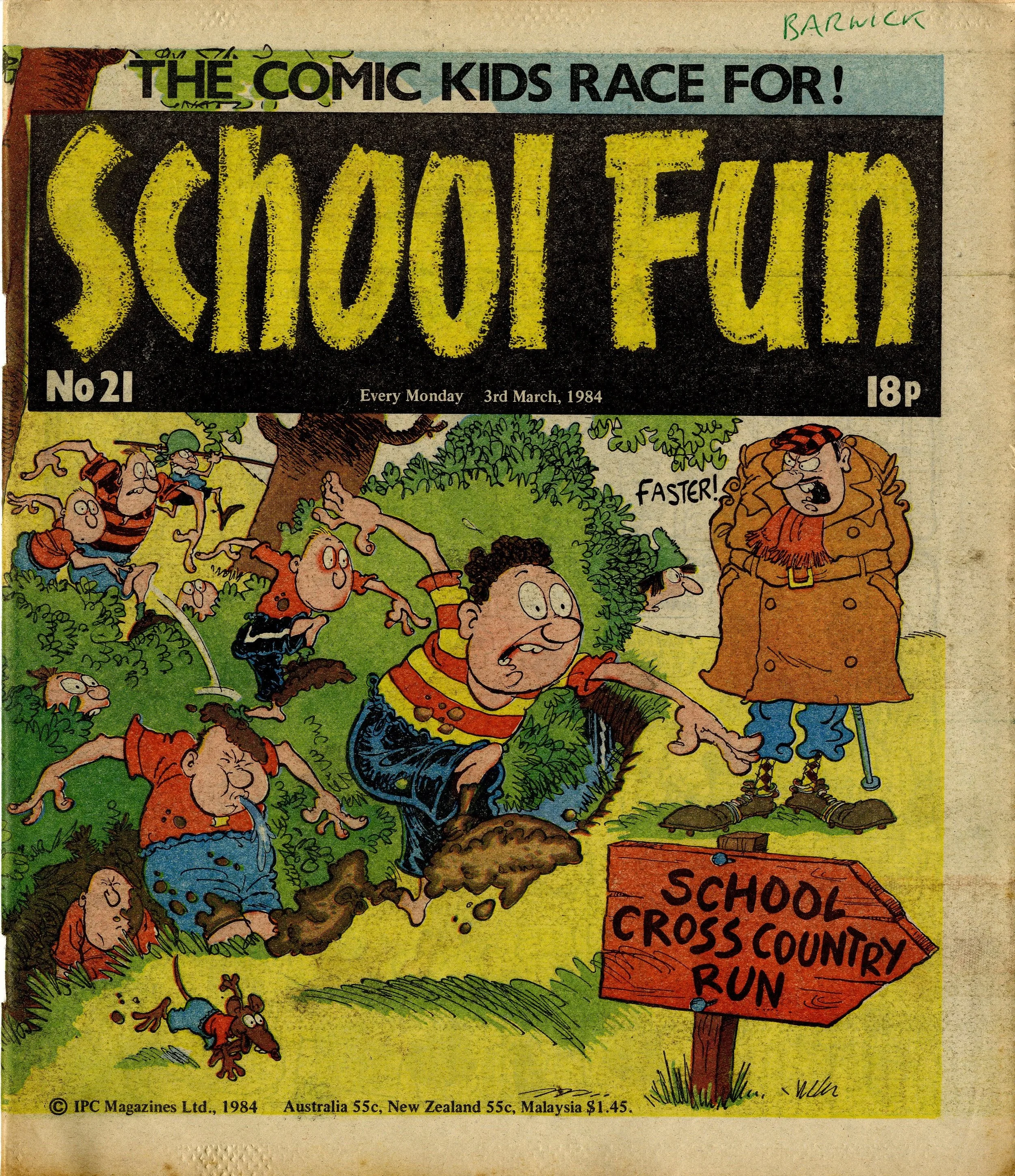 On this day, 3 March 1984: School Fun