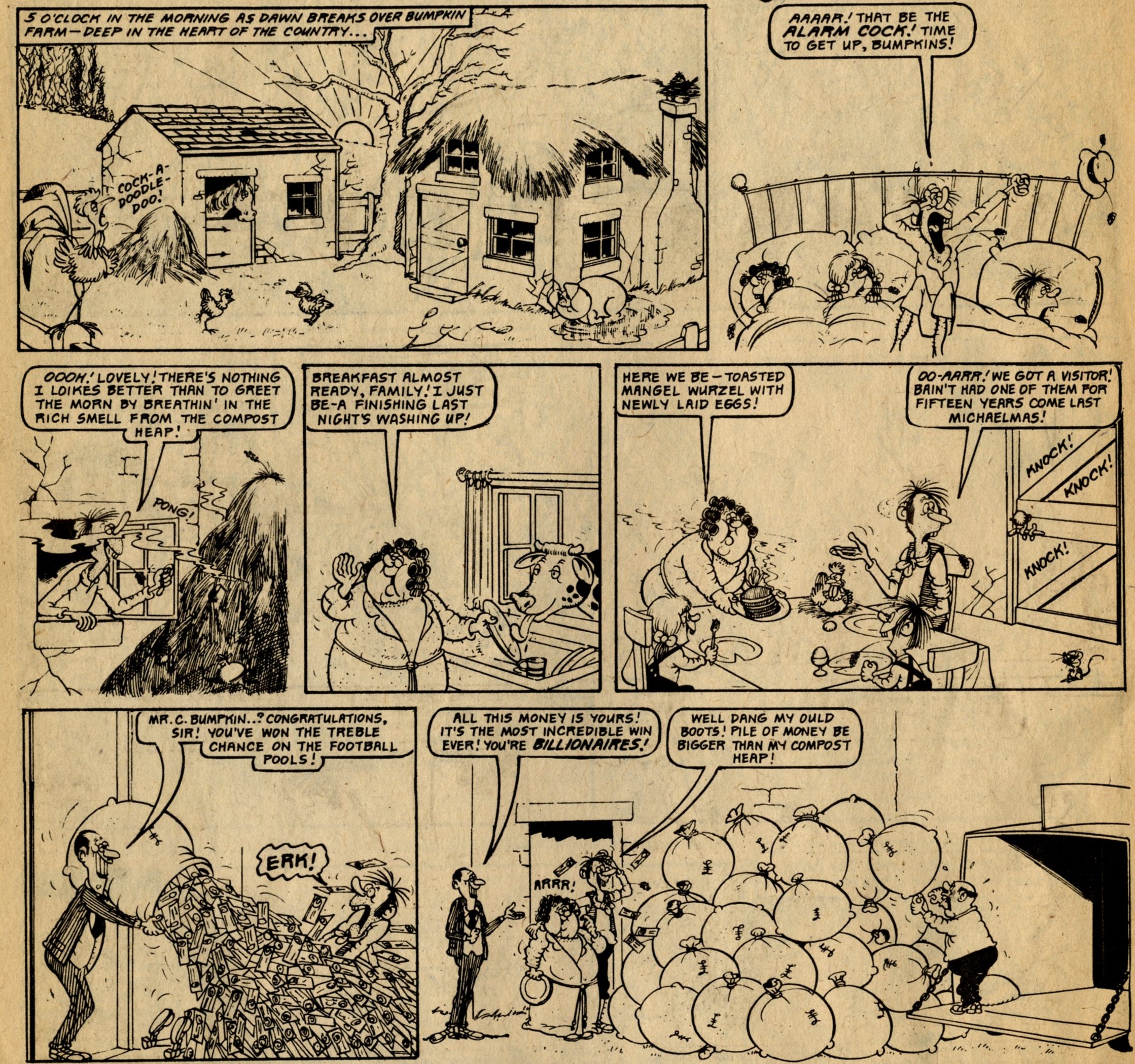 The Bumpkin Billionaires (from Whoopee! 9 March 1974): Mike Lacey (artist)