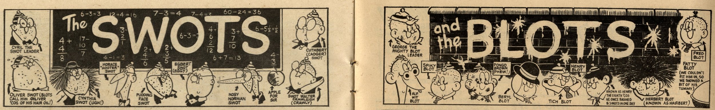 The Swots and the Blots: Leo Baxendale (artist)