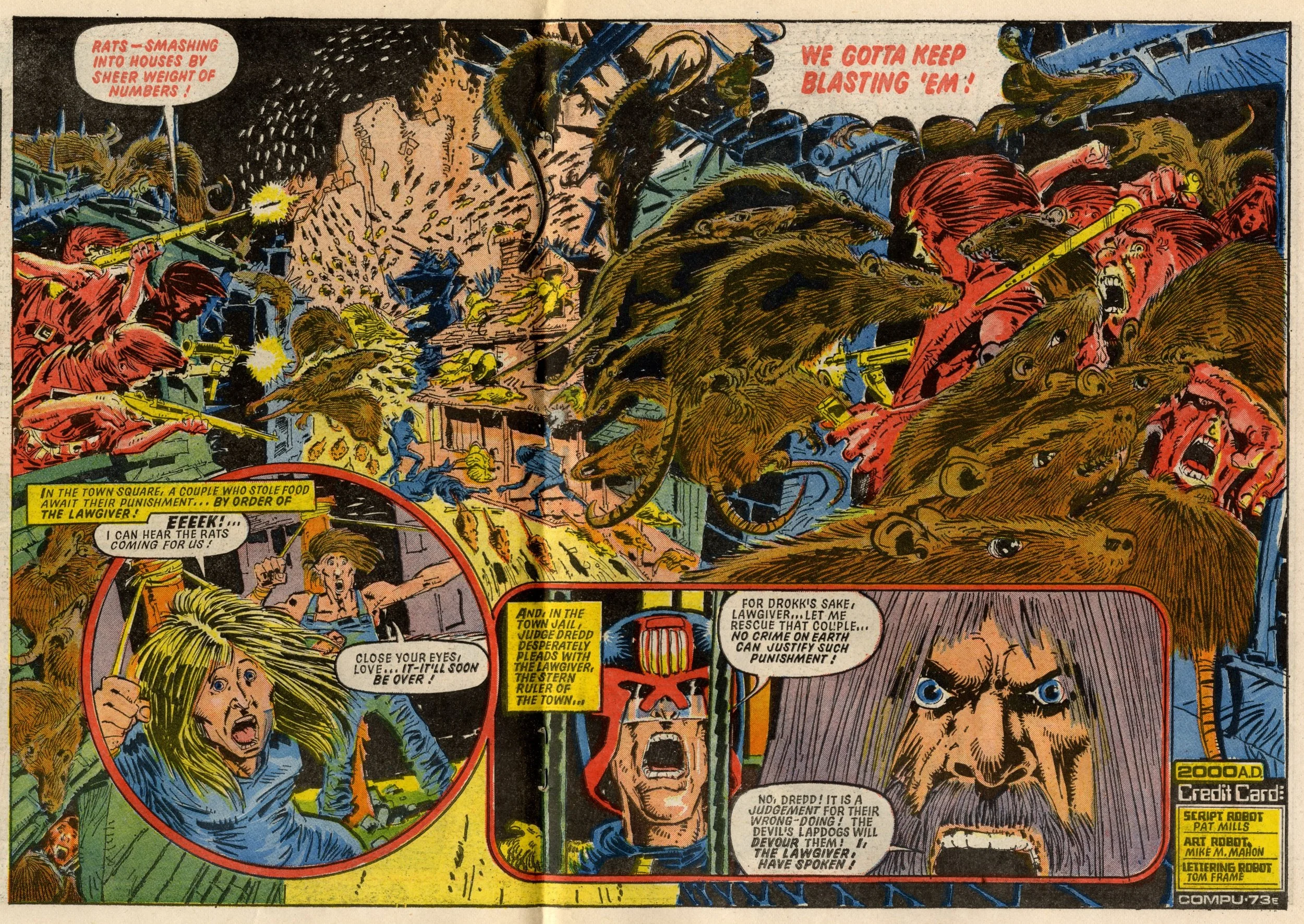 Judge Dredd: Pat Mills (writer), Mike McMahon (artist)
