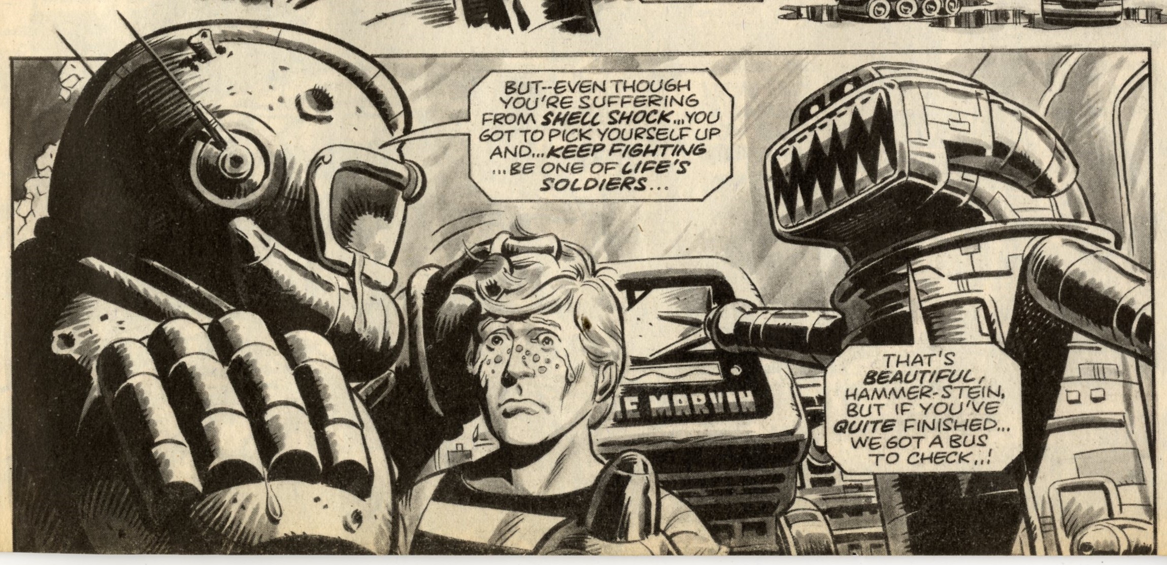 Ro-busters: Pat Mills (writer), Dave Gibbons (artist)