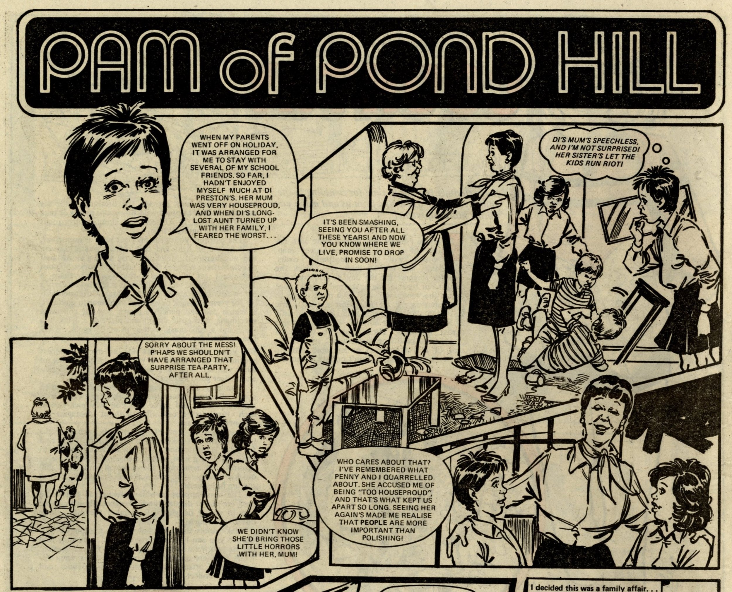 Pam of Pond Hill: Jay Over (writer), Bob Harvey (artist)