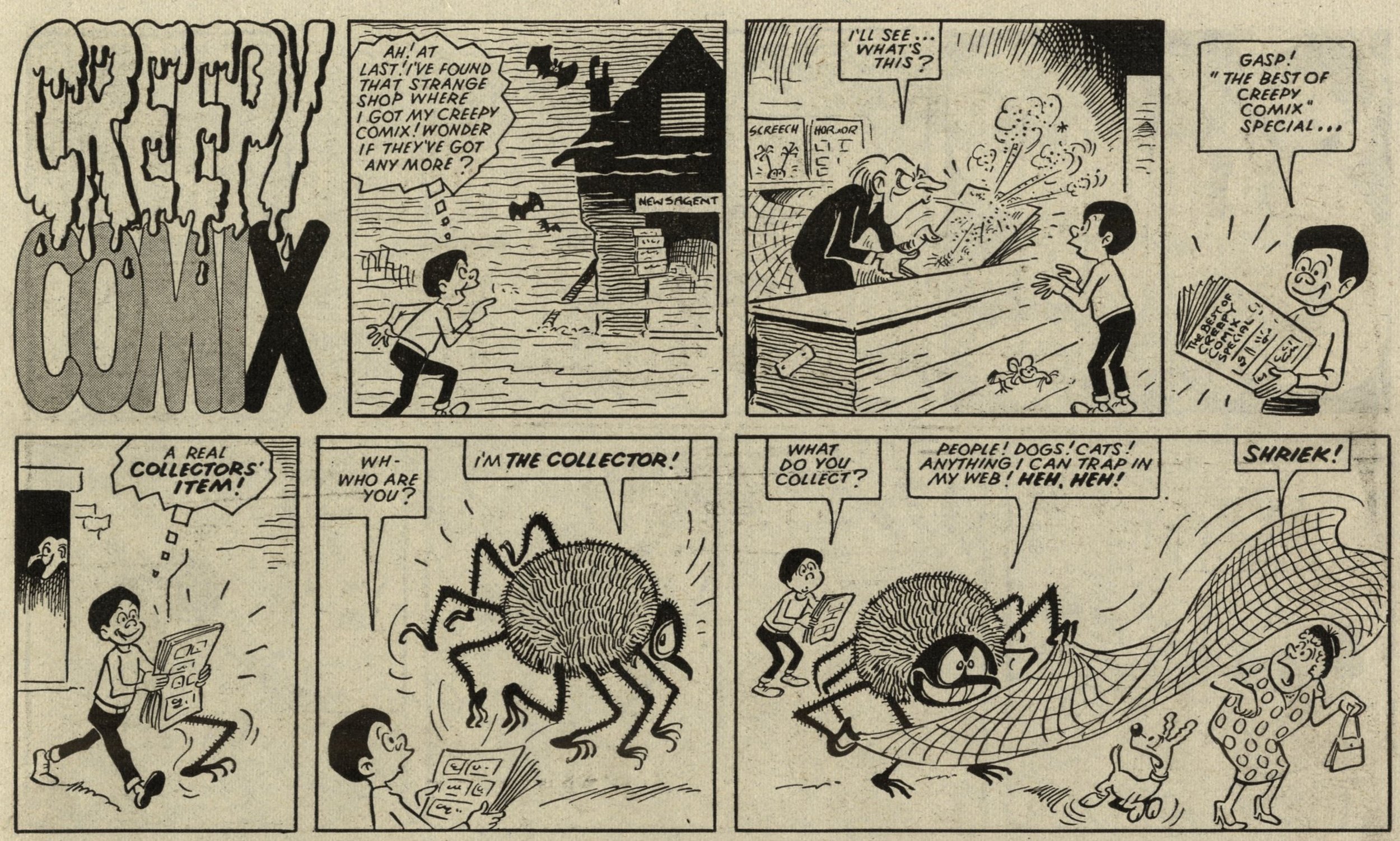 Creepy Comix: Reg Parlett (artist)