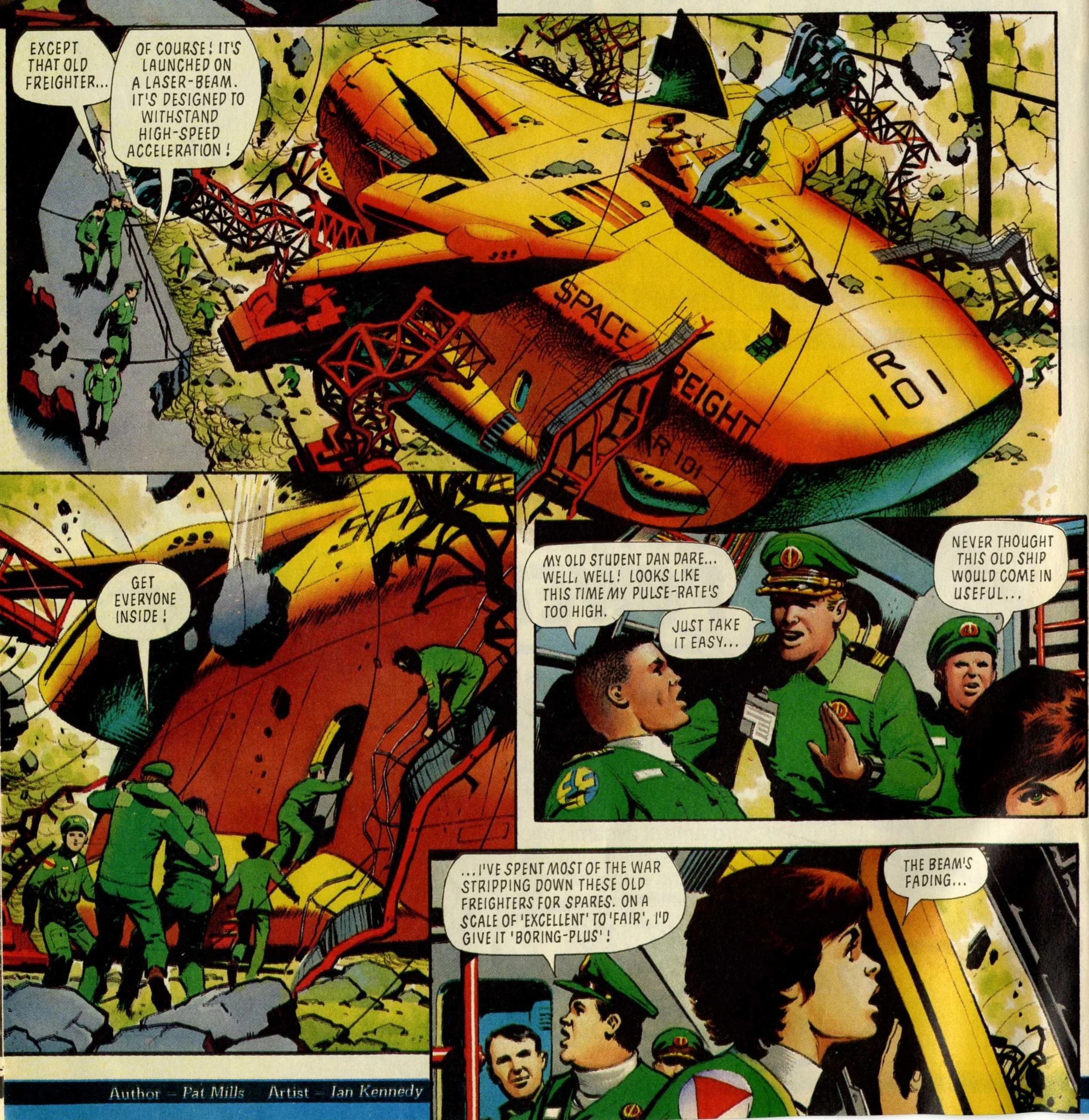 Dan Dare: Pat Mills (writer), Ian Kennedy (artist)