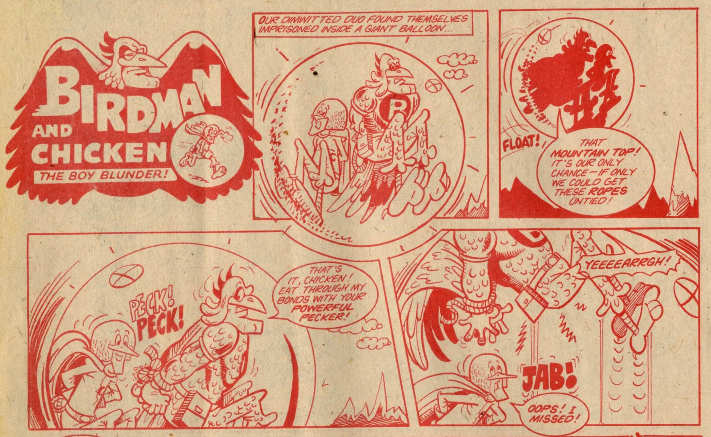 Birdman and Chicken: Tom Williams (artist)