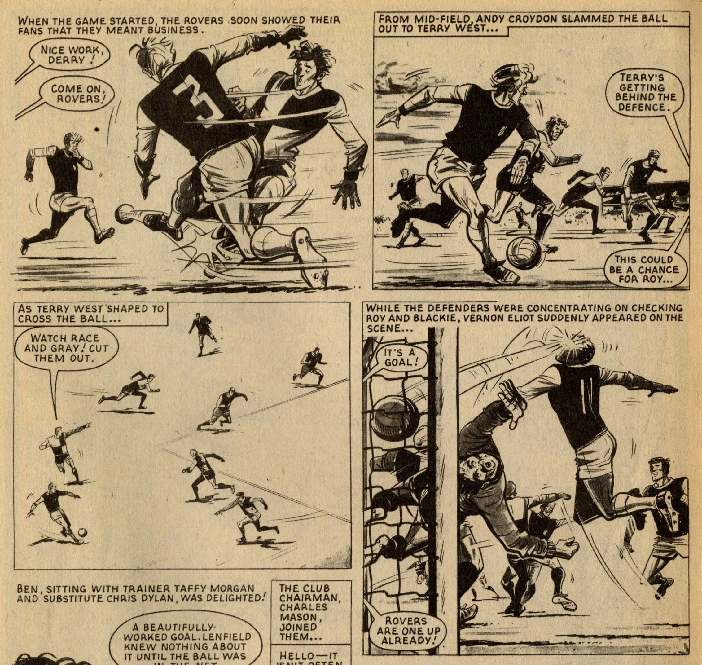 Roy of the Rovers: Tom Tully (writer), Yvonne Hutton (artist)