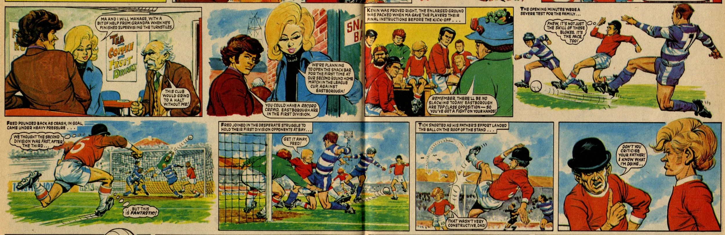 Football Family Robinson: Tom Tully (writer), John Gillatt (artist)