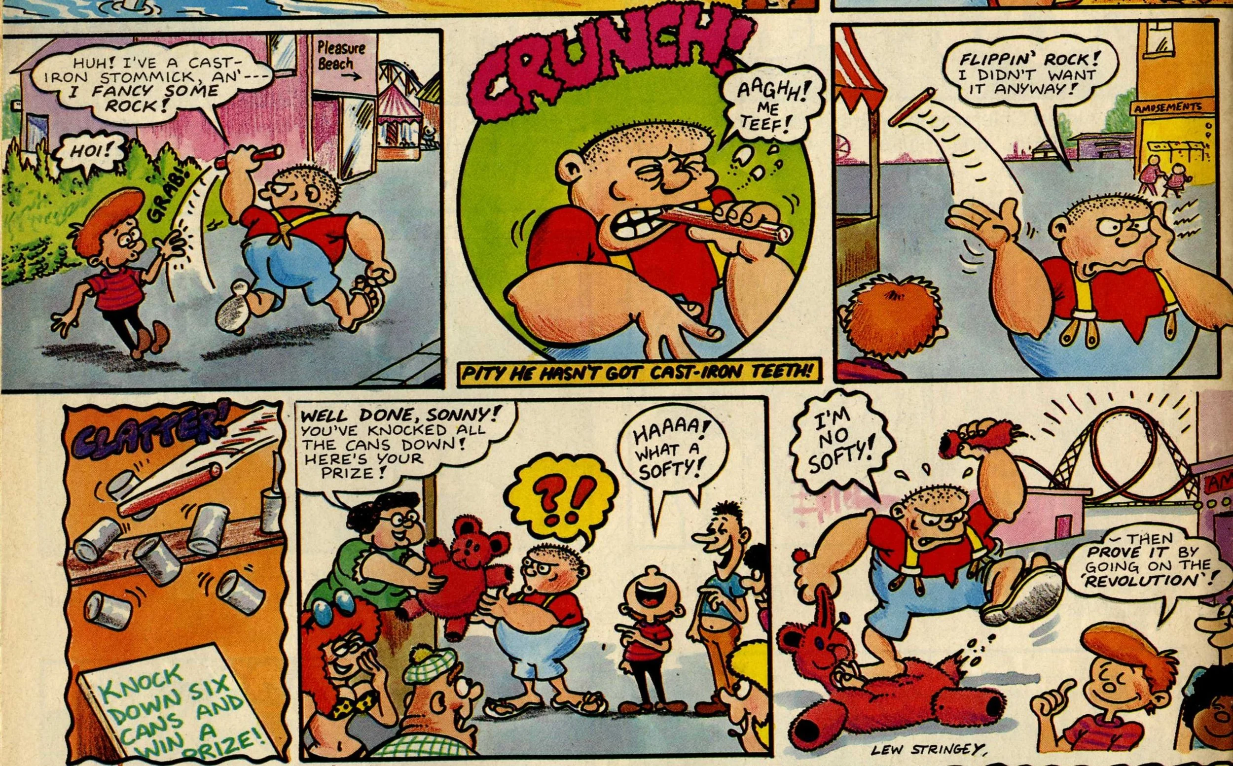 Tom Thug, drawn by Lew Stringer