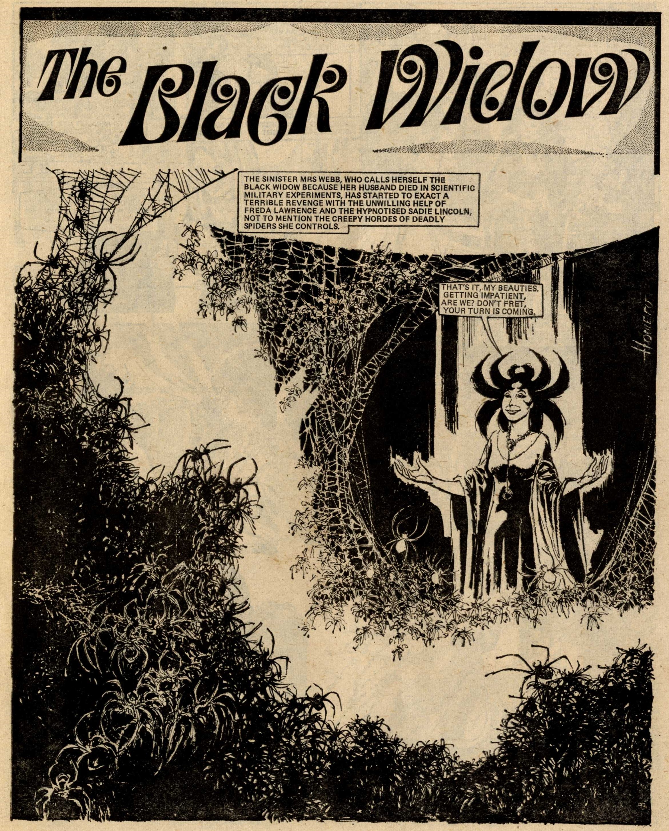 The Black Widow, drawn by Jaume Rumeu