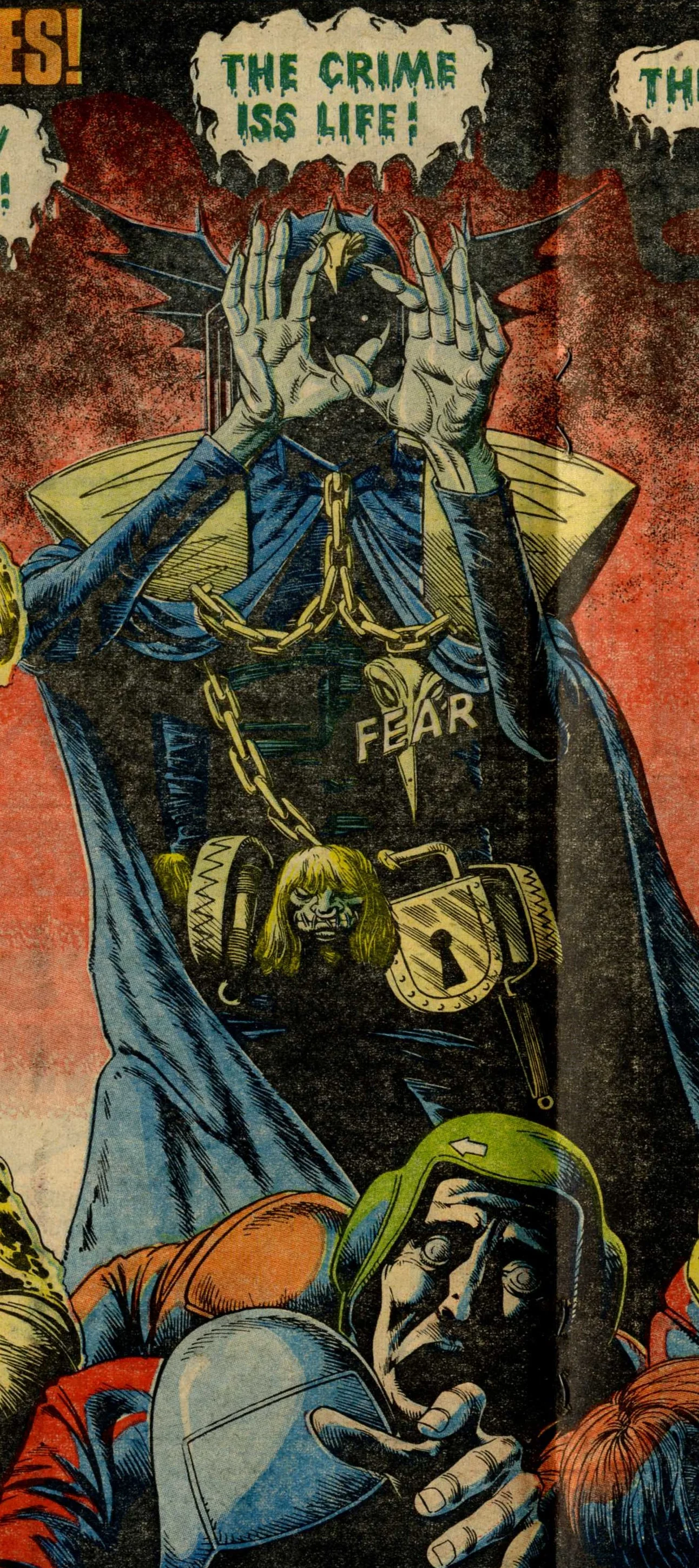 Judge Fear, drawn by Brian Bolland