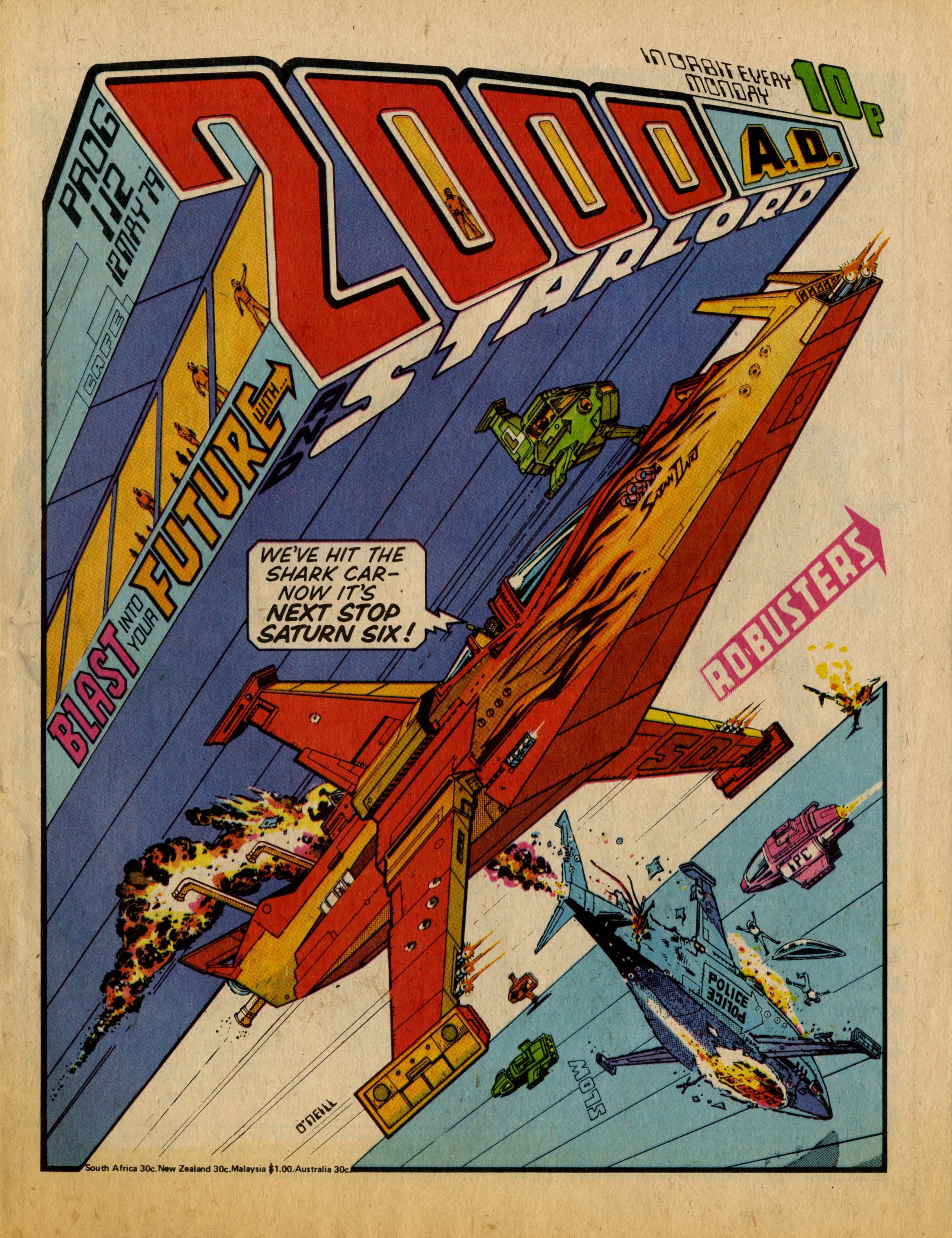 On This Day 12 May 1979 2000ad And Starlord Prog 112 Great