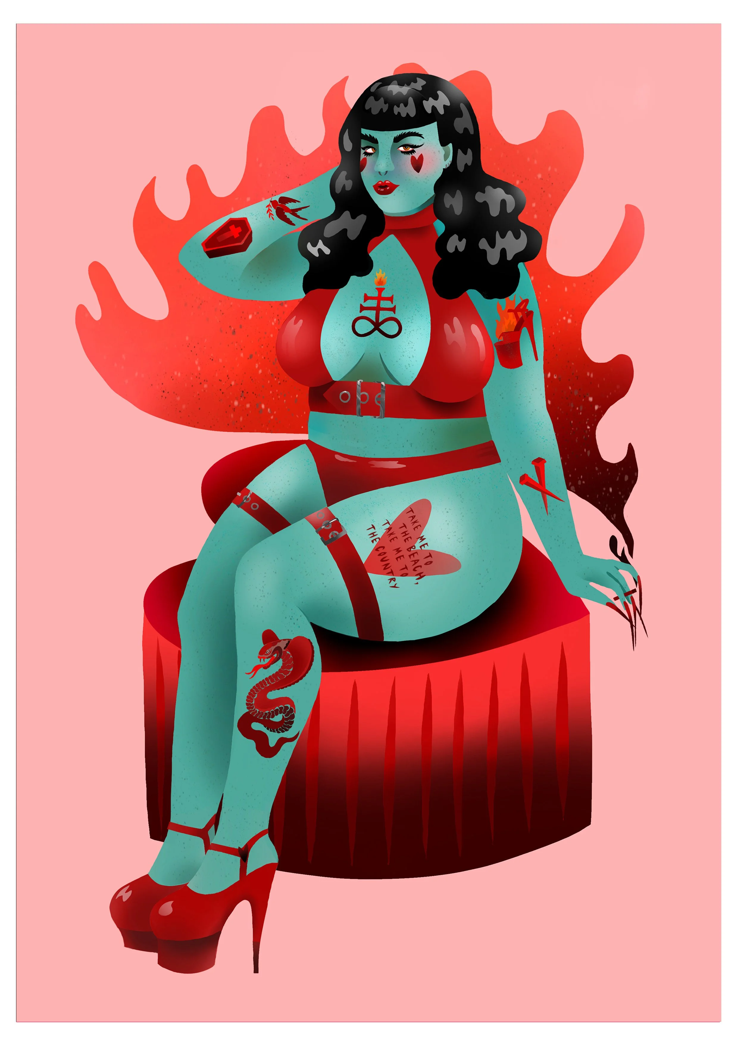 Green Pinup print.jpg