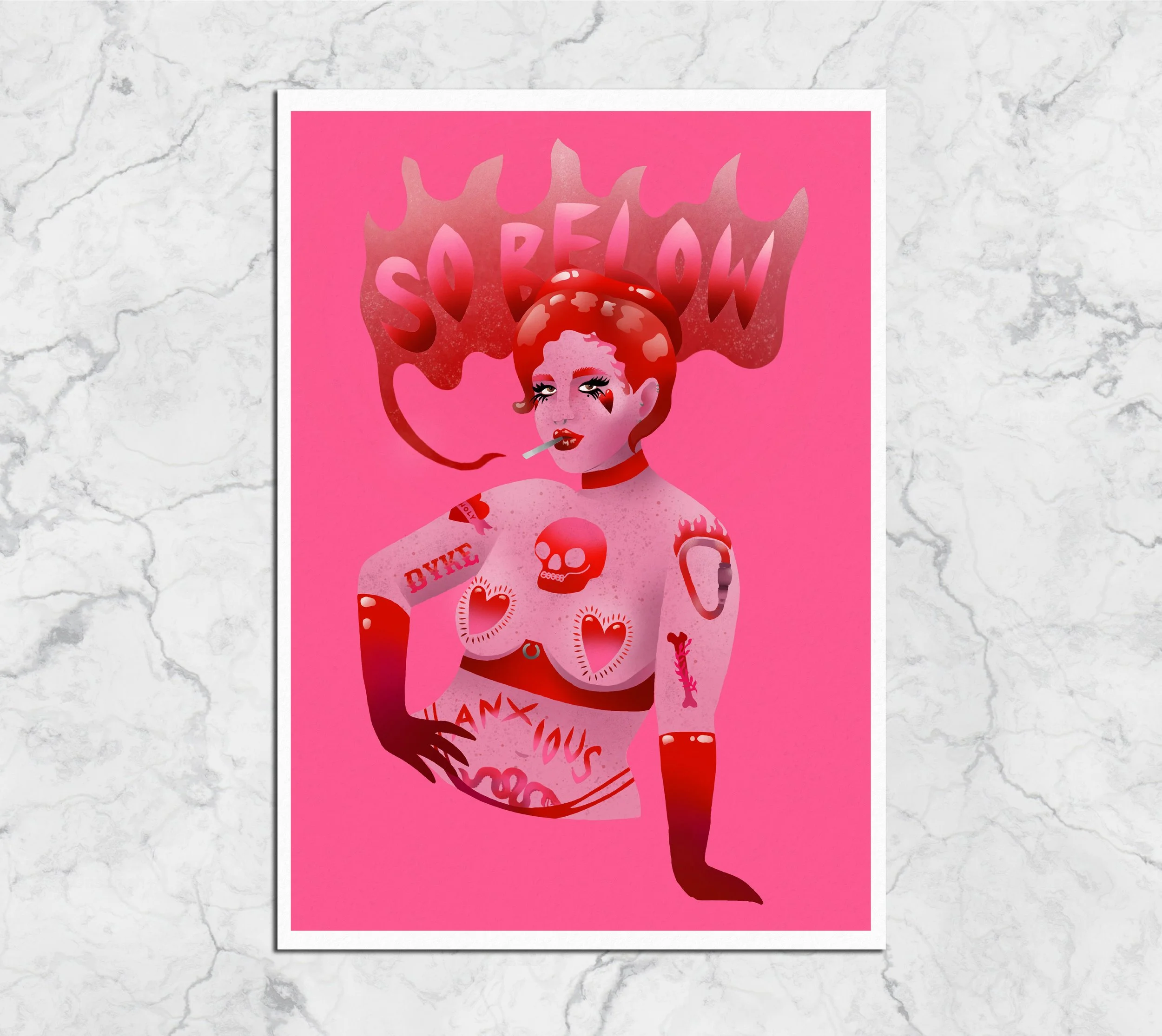 So Below - Giclée Fine Art Print A2, A3, A4