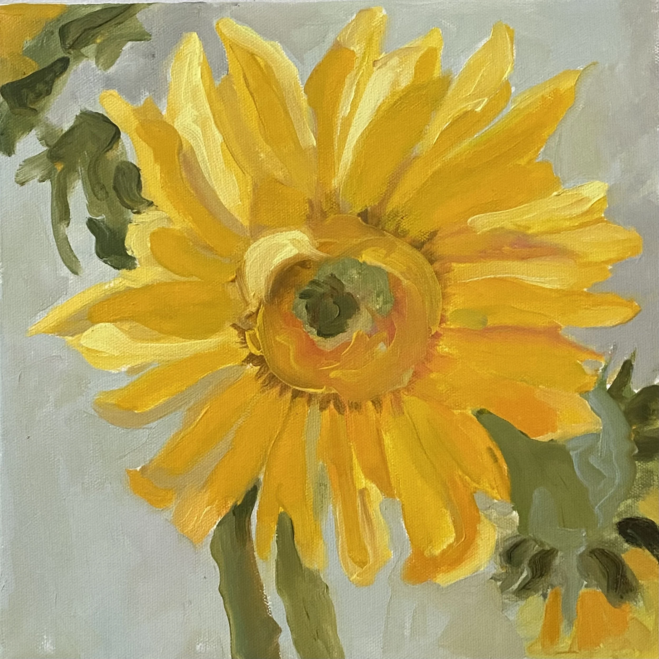 絵画スピード発送】鉛筆画「Sunflower」-ひまわり