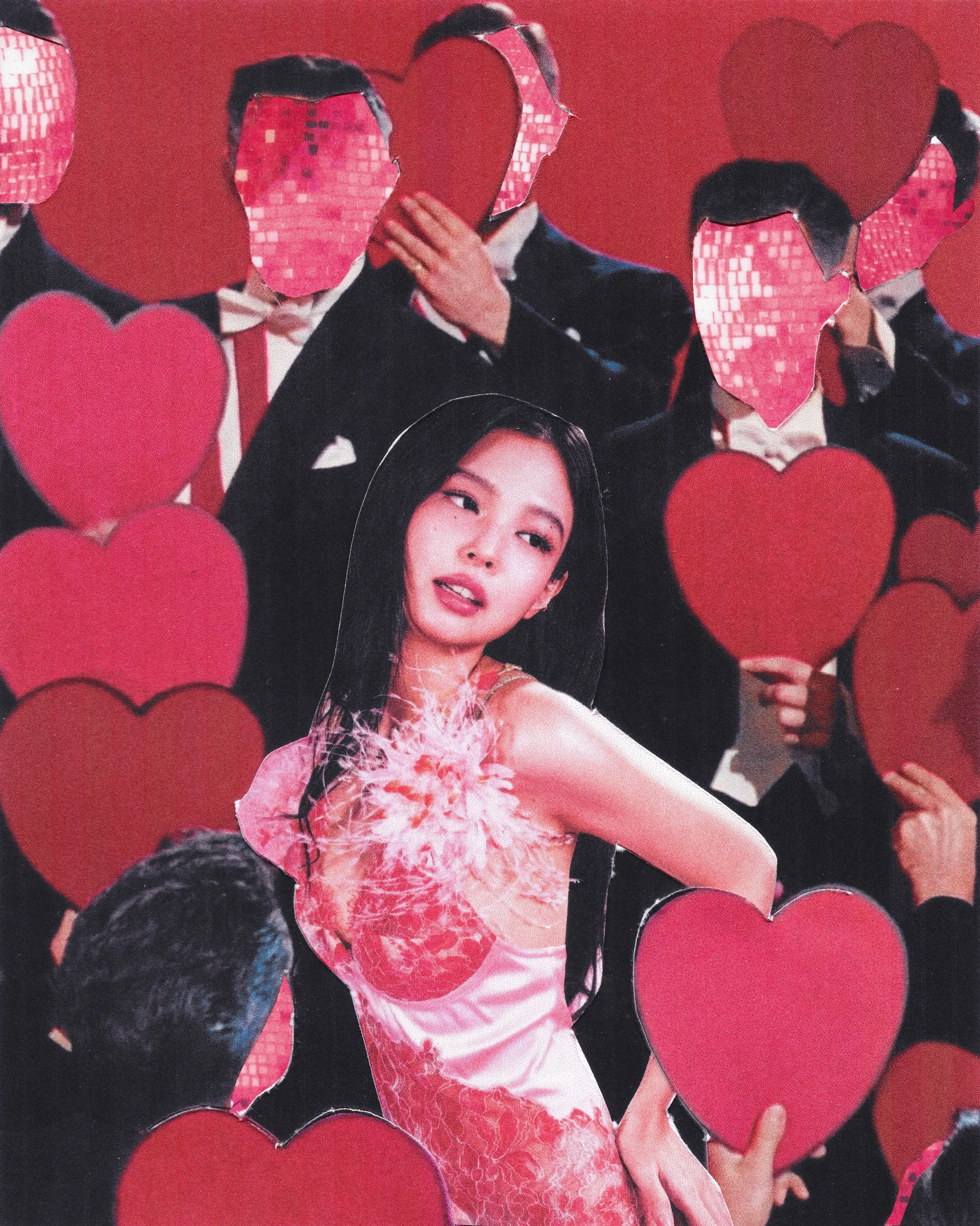 challenged myself to only work with paper while creating these collages ✂️🎨 mixed media moments from yesterday ft. #Jennie for @cosmopolitan photographed by @graysonvaughan @jennierubyjane