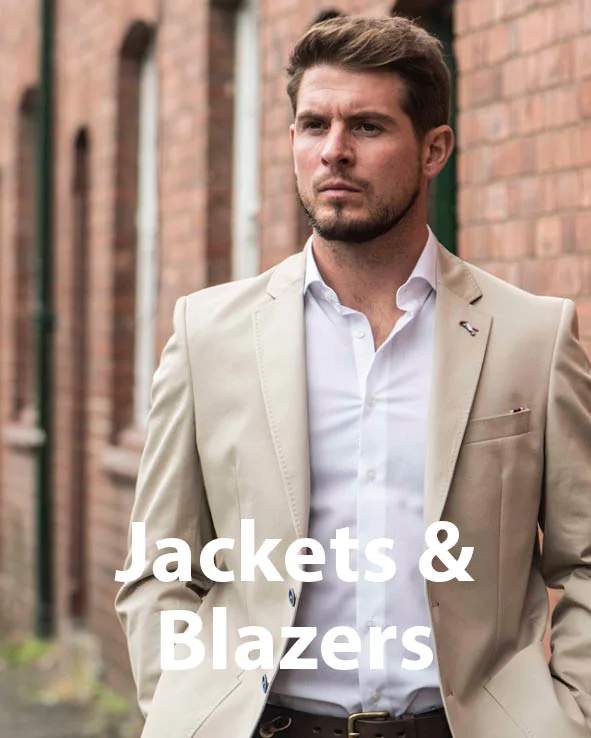 Image gateway to Jackets and Blazers sale page of Symonds of Heredford website