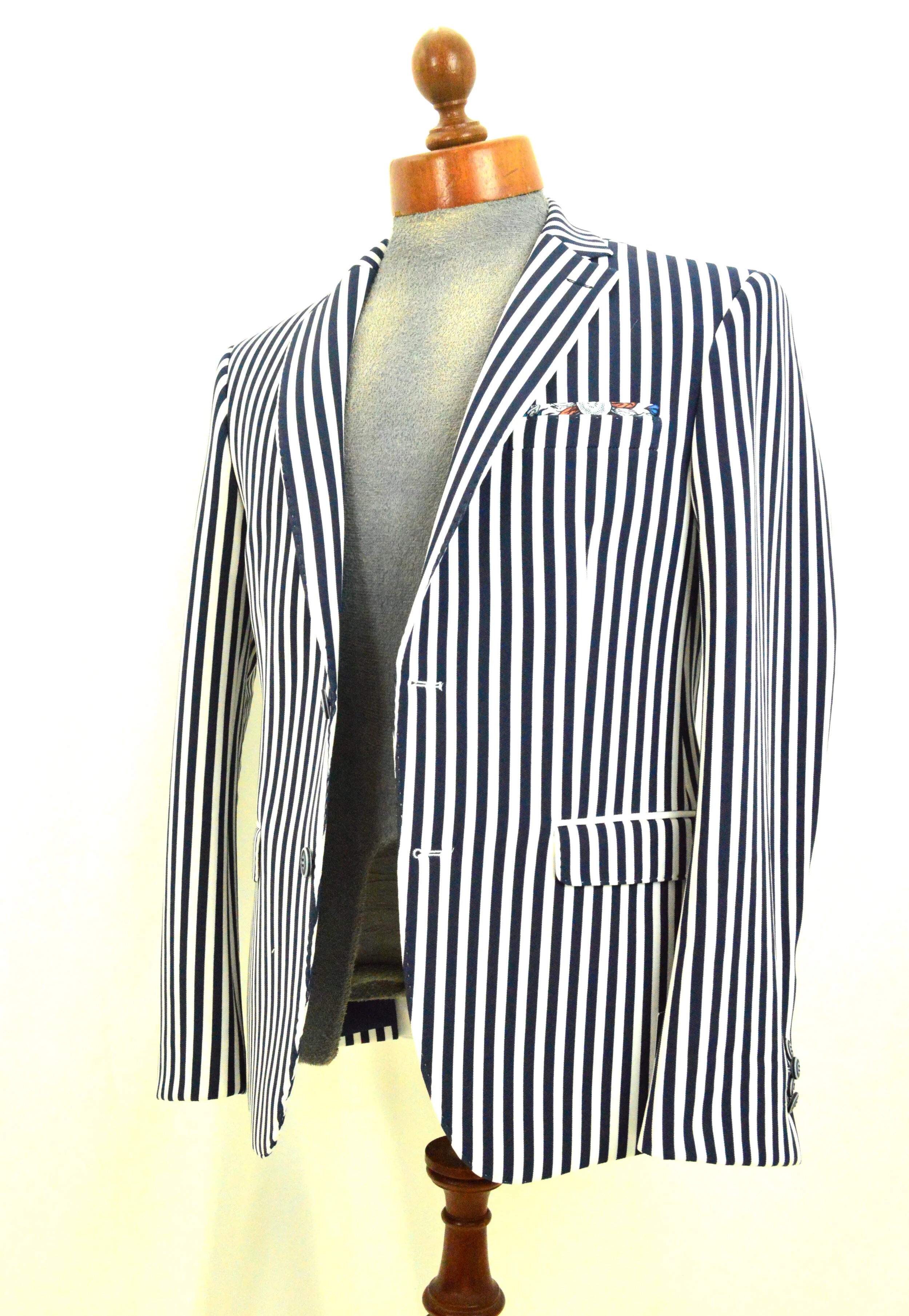 stripe blazer men