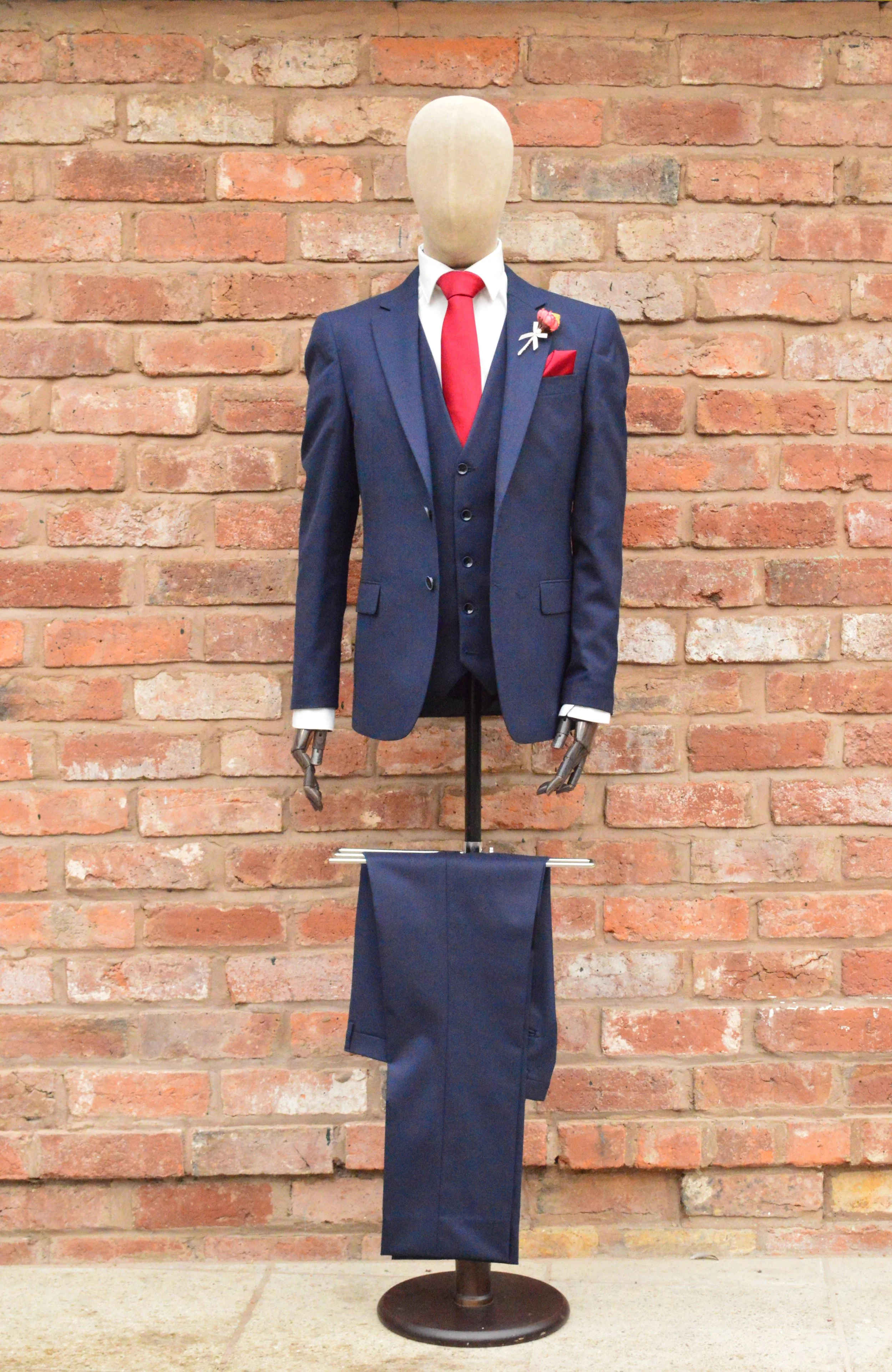 Navy Three Piece Suit (Hire or Buy)
