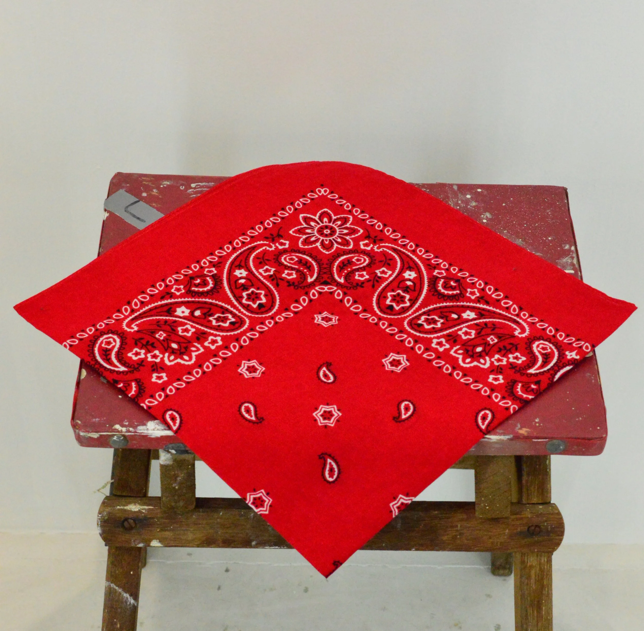 Extra Large Red Traditional Hankerchief