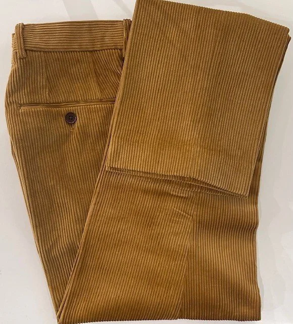 Gold Corduroy Trousers