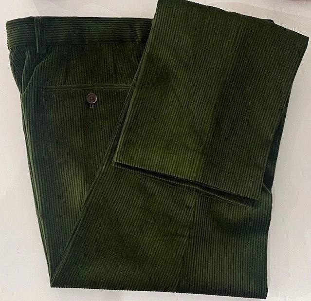 Emerald Green Corduroy Trousers
