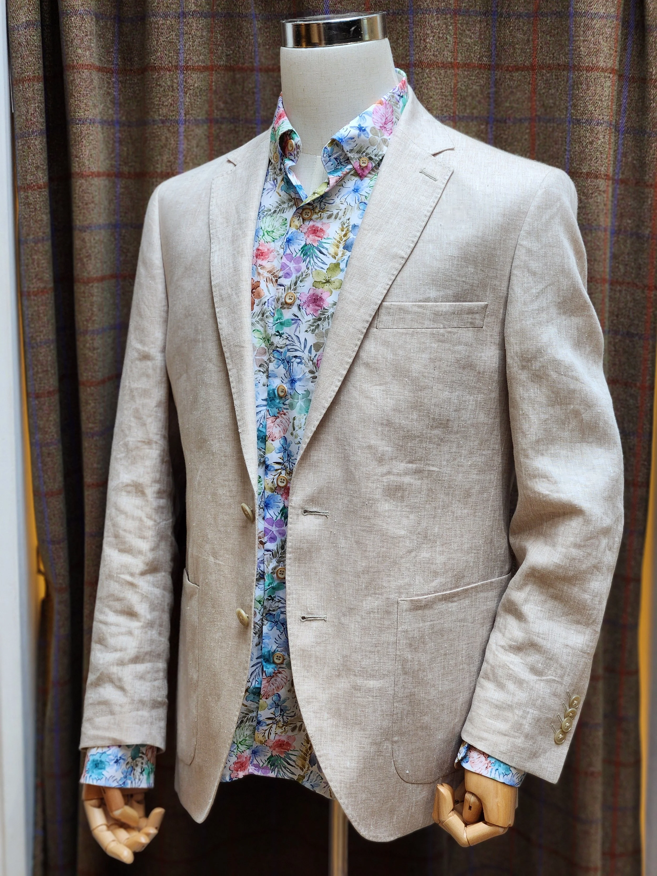 Stone Linen Jacket